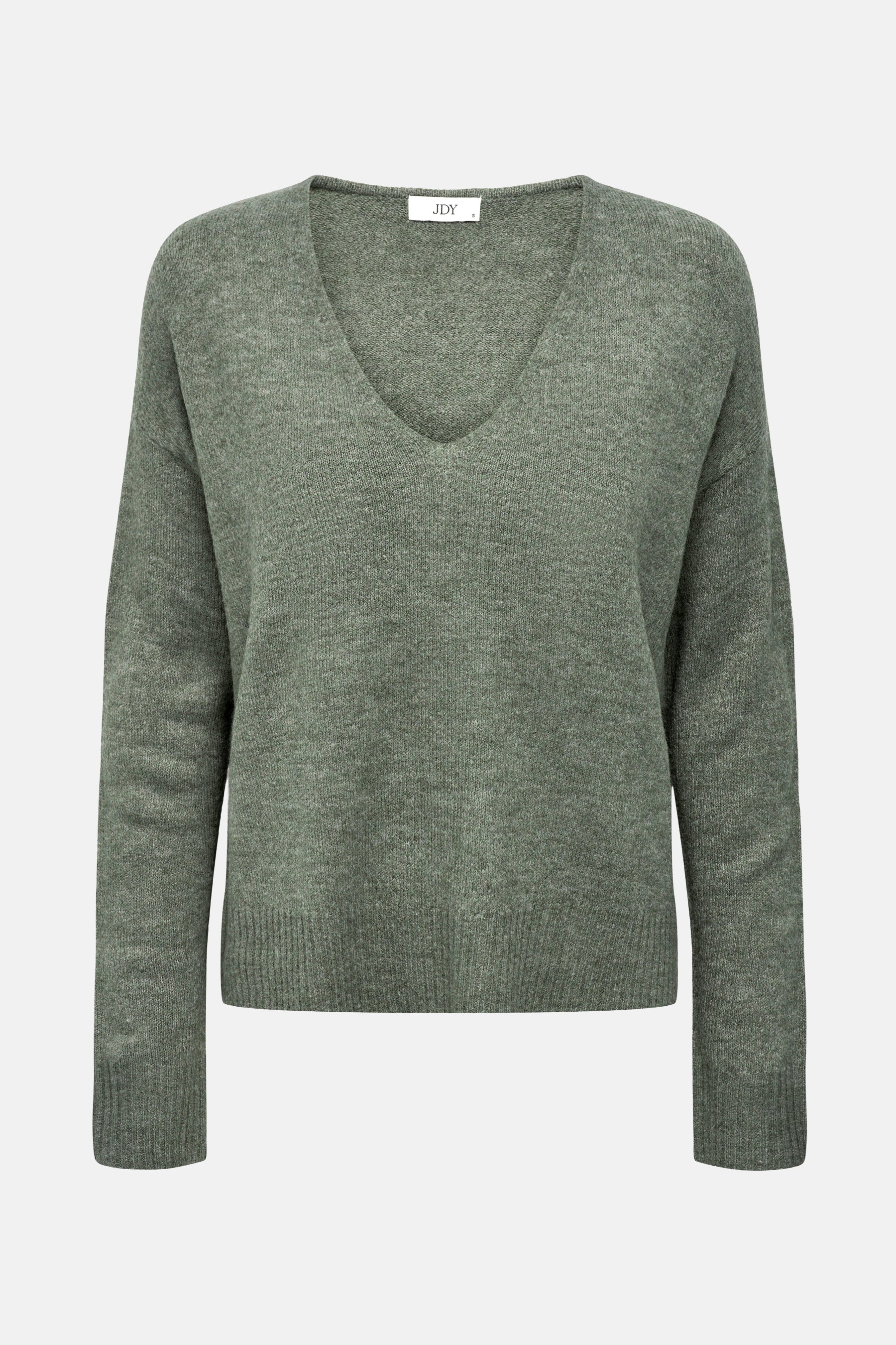 Pull met ronde hals - groen - Image 13