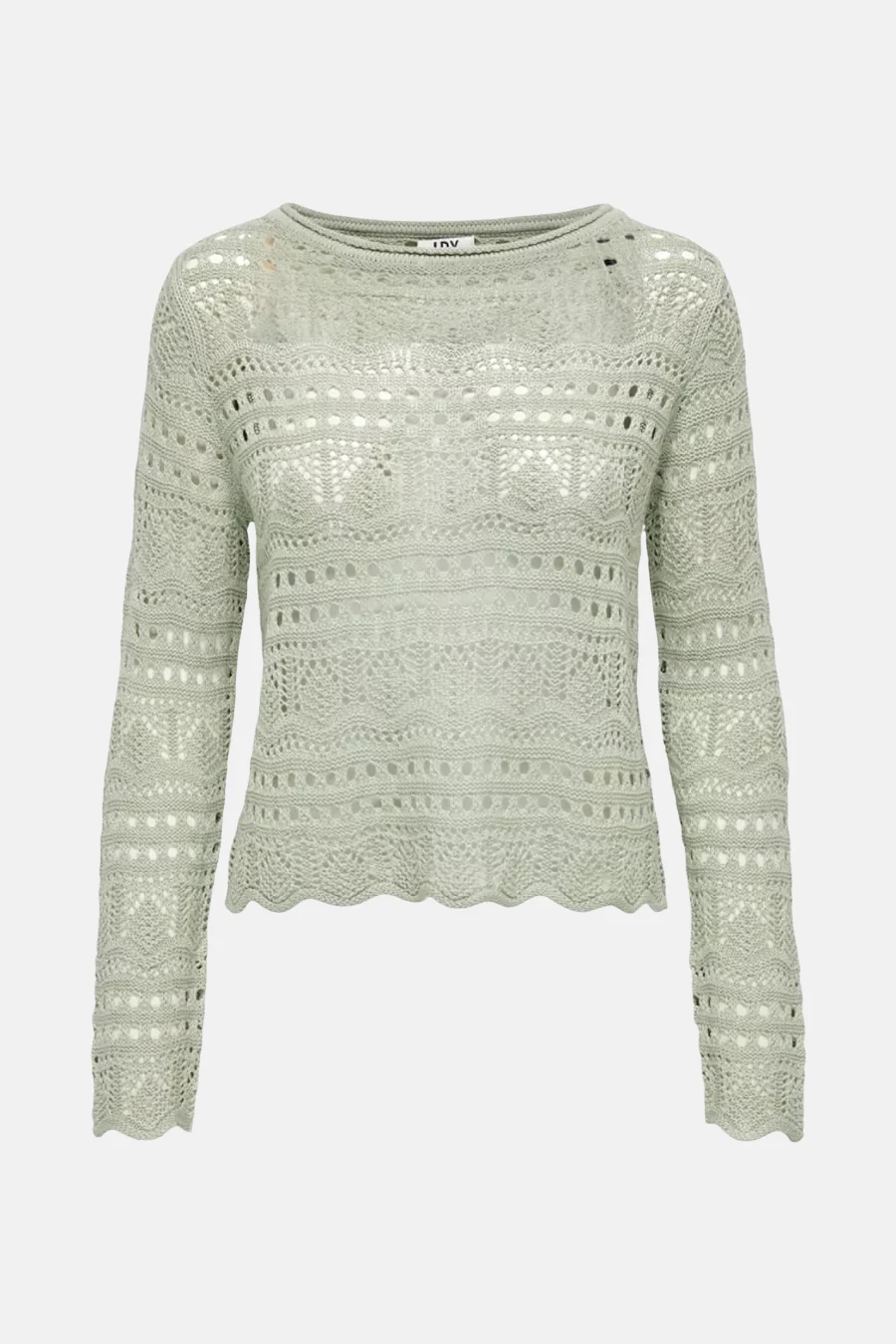 Trui met ronde hals groen - JDY - Image 3