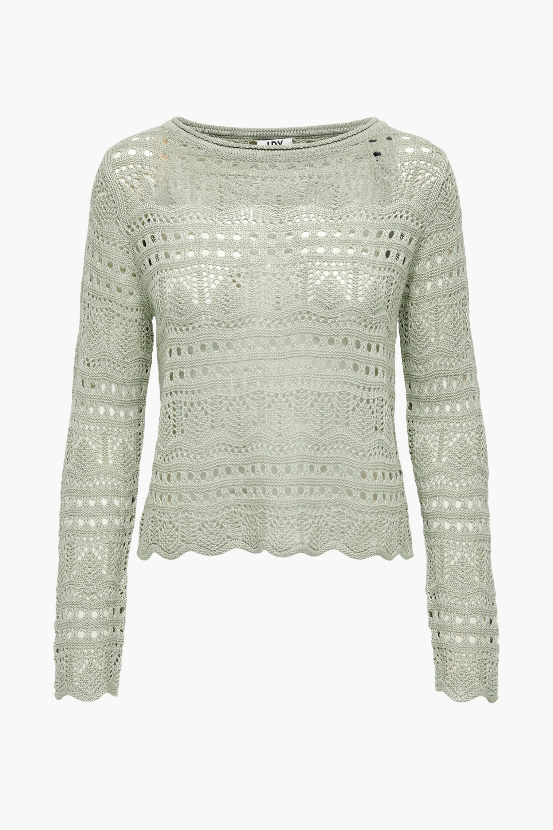 Trui met ronde hals groen - JDY - Image 6