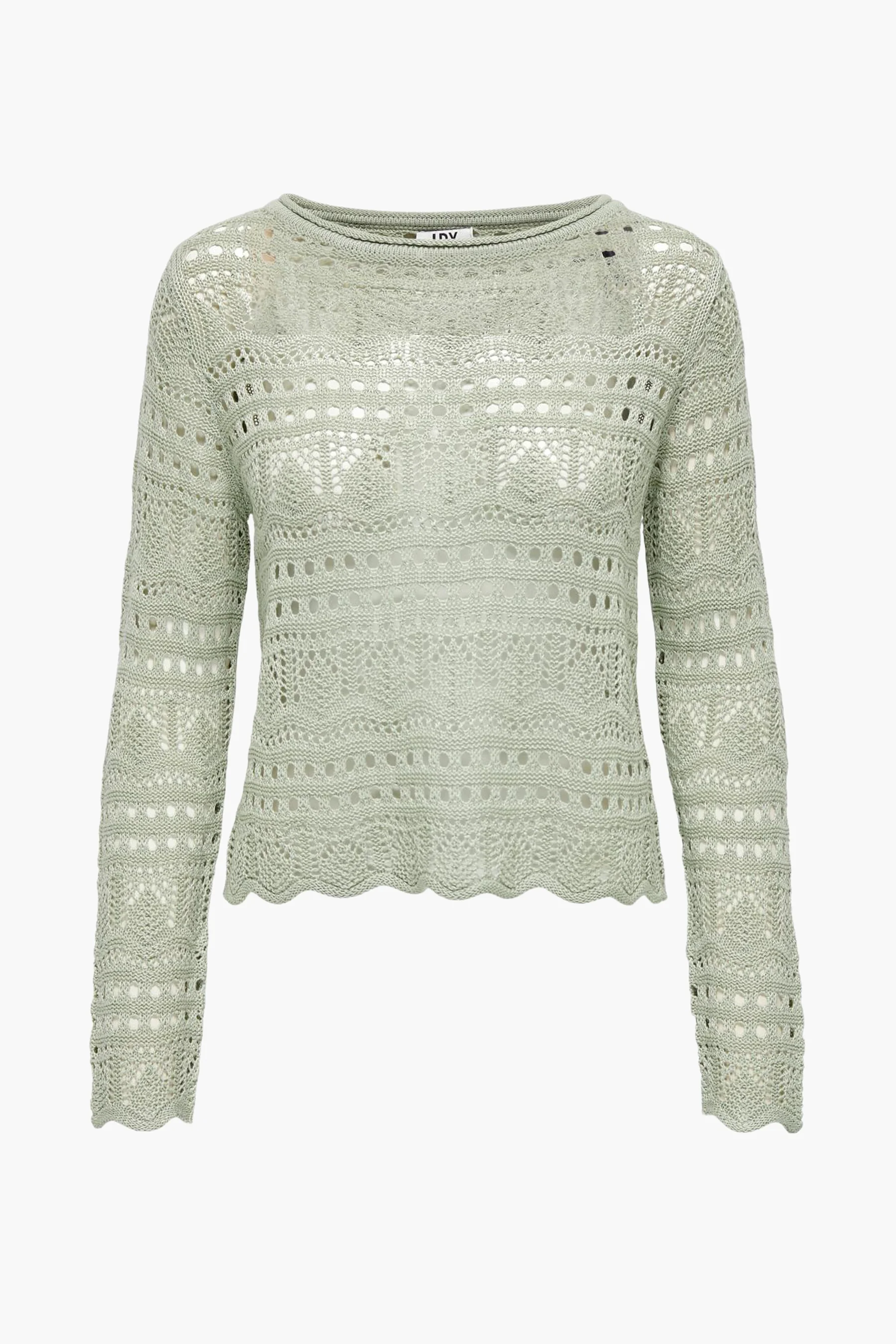 Trui met ronde hals groen - JDY - Image 8