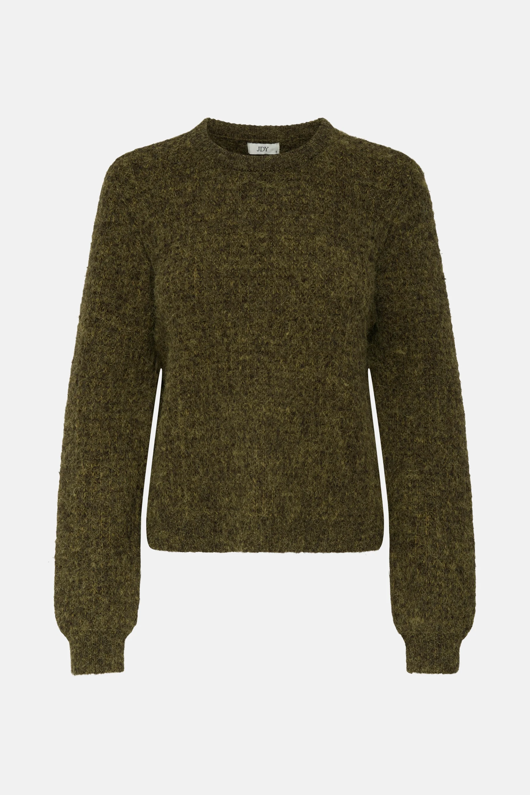 Pull met ronde hals - groen