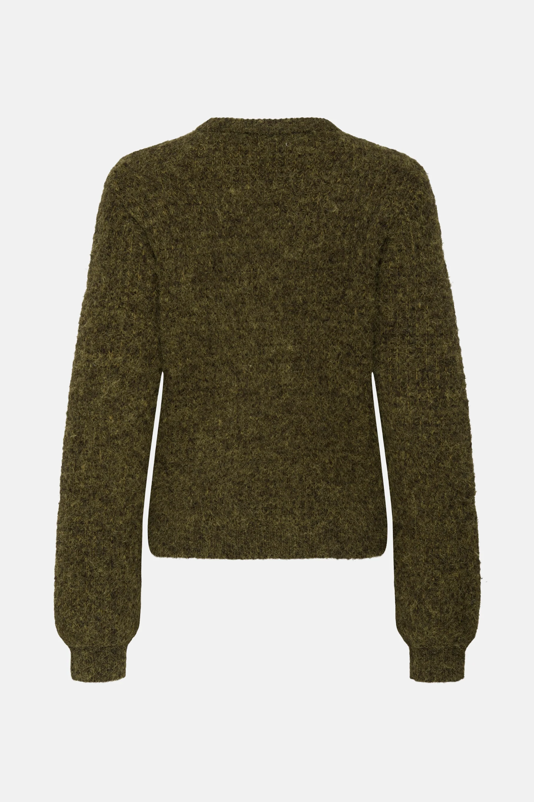 Pull met ronde hals - groen - Image 2