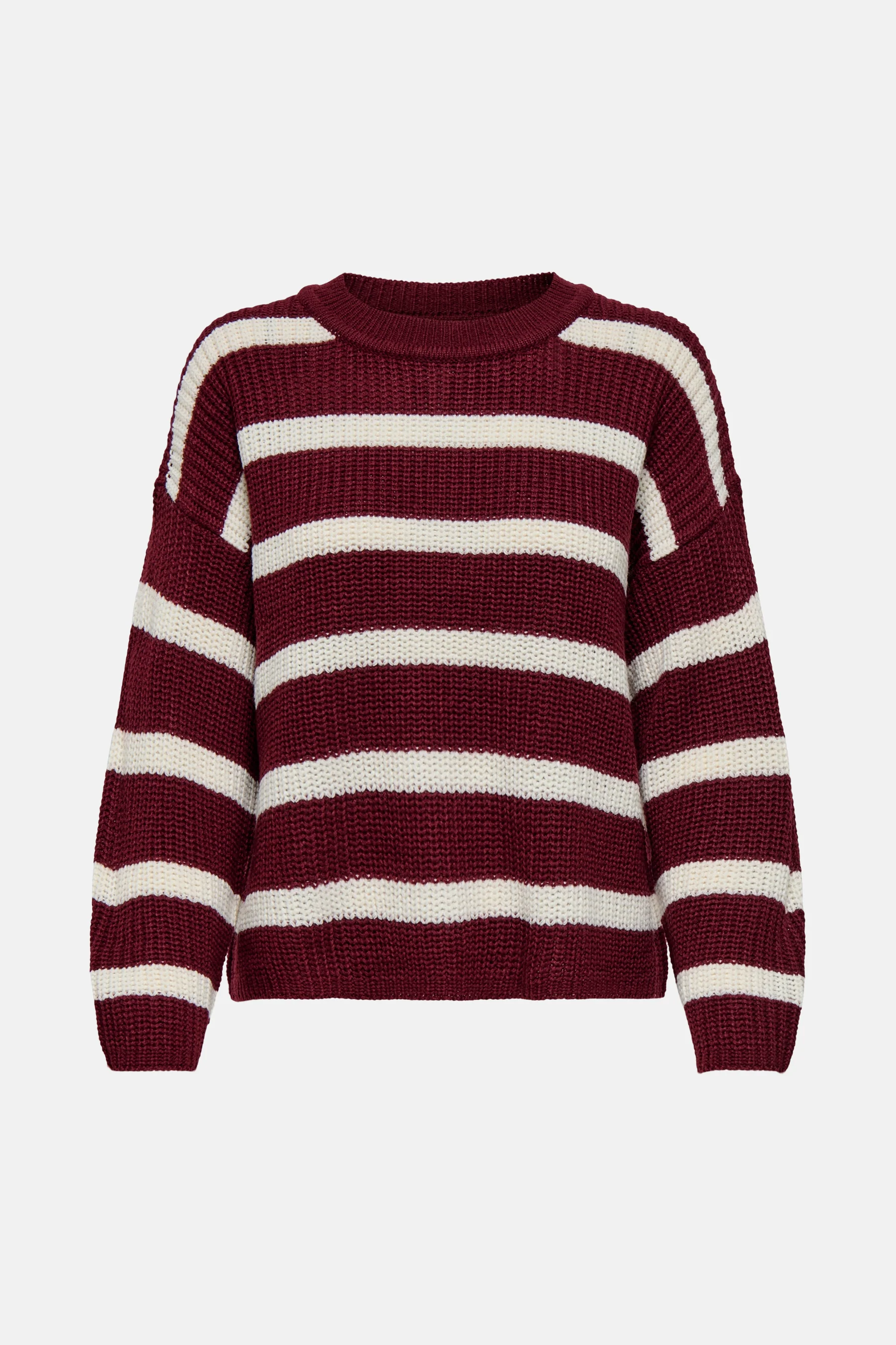 Pull met ronde hals - rood - Image 3