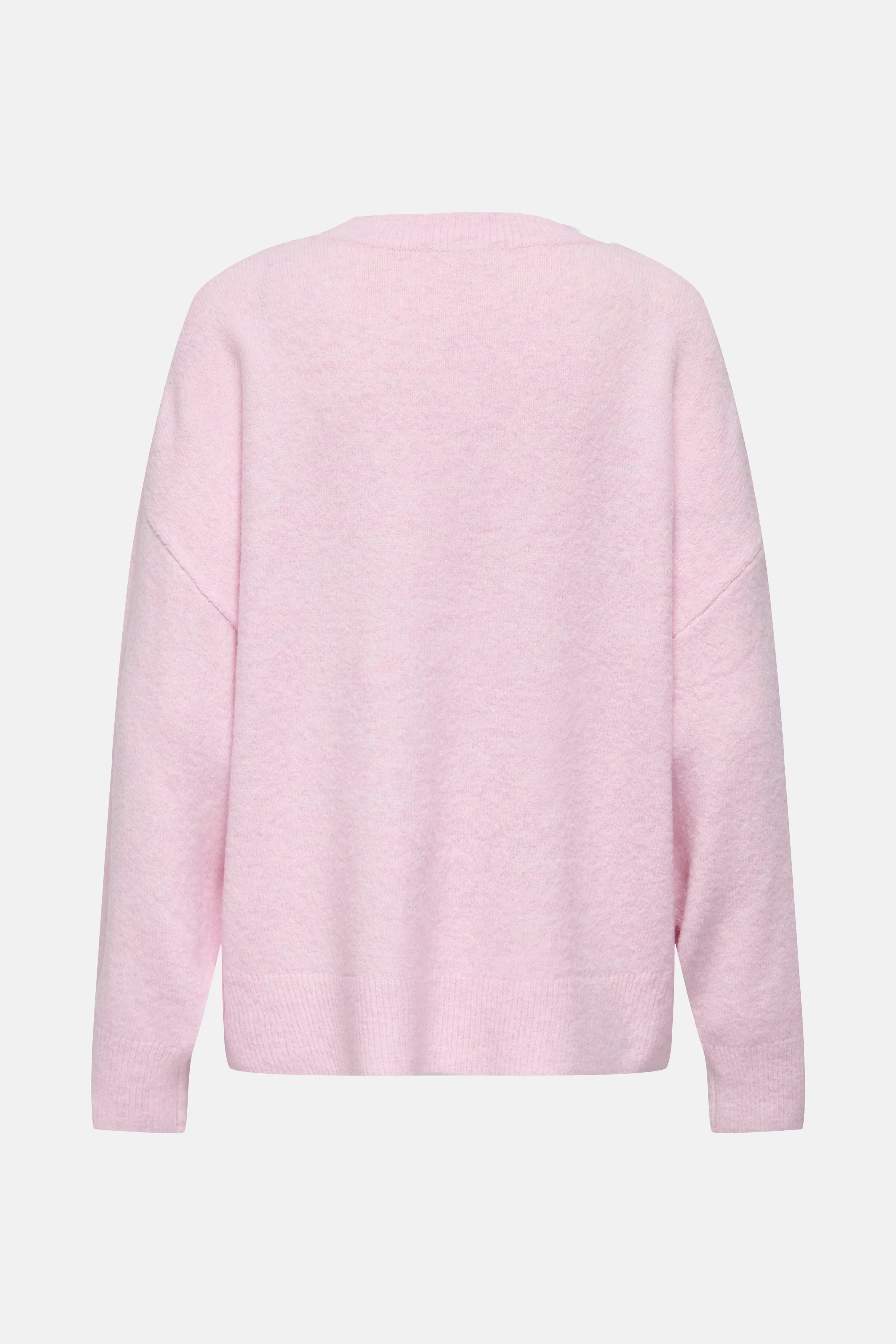 Pull met ronde hals - roze - Image 7