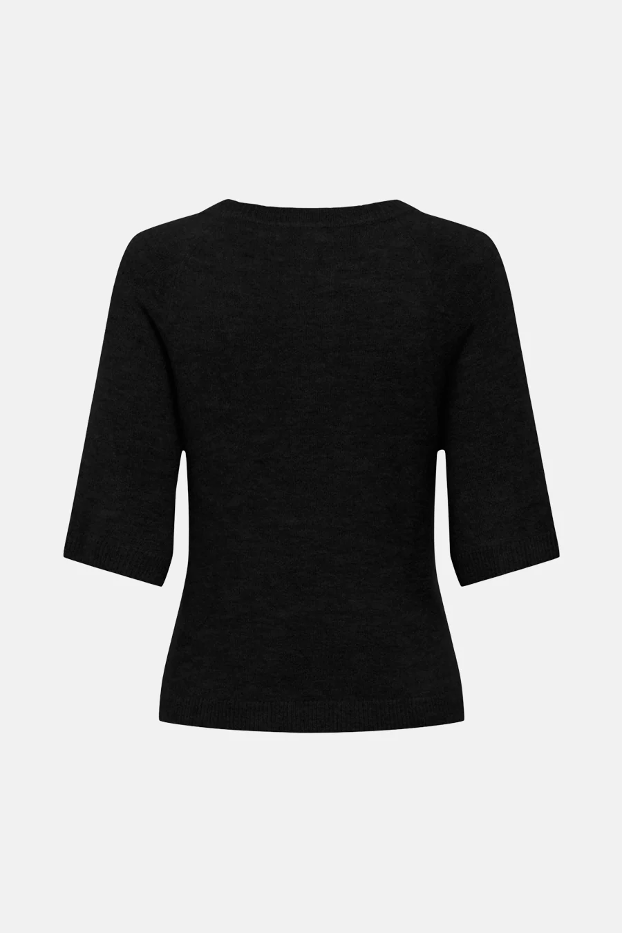 Pull met ronde hals - zwart - Image 2