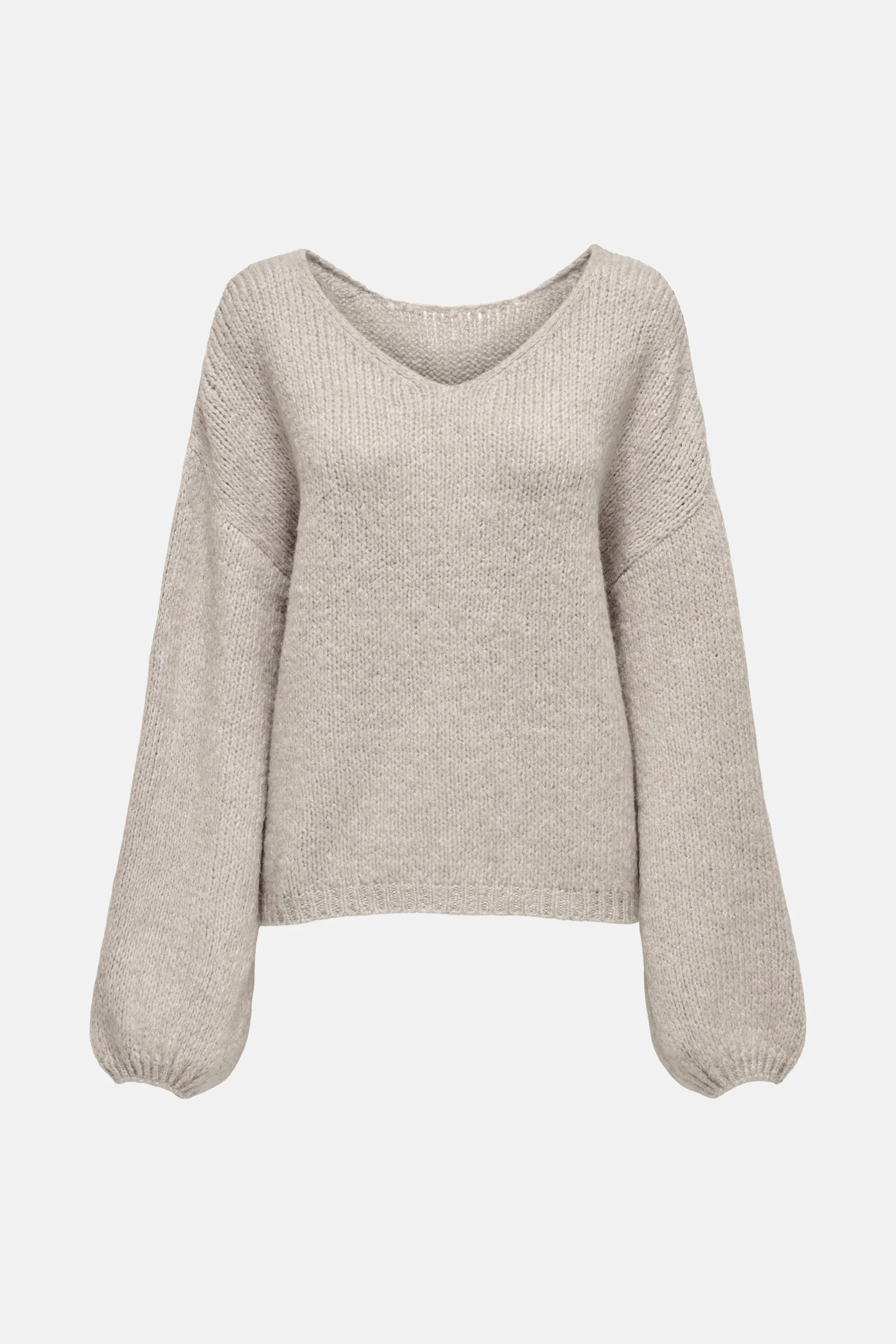 Pull met V-hals - ecru - Image 6