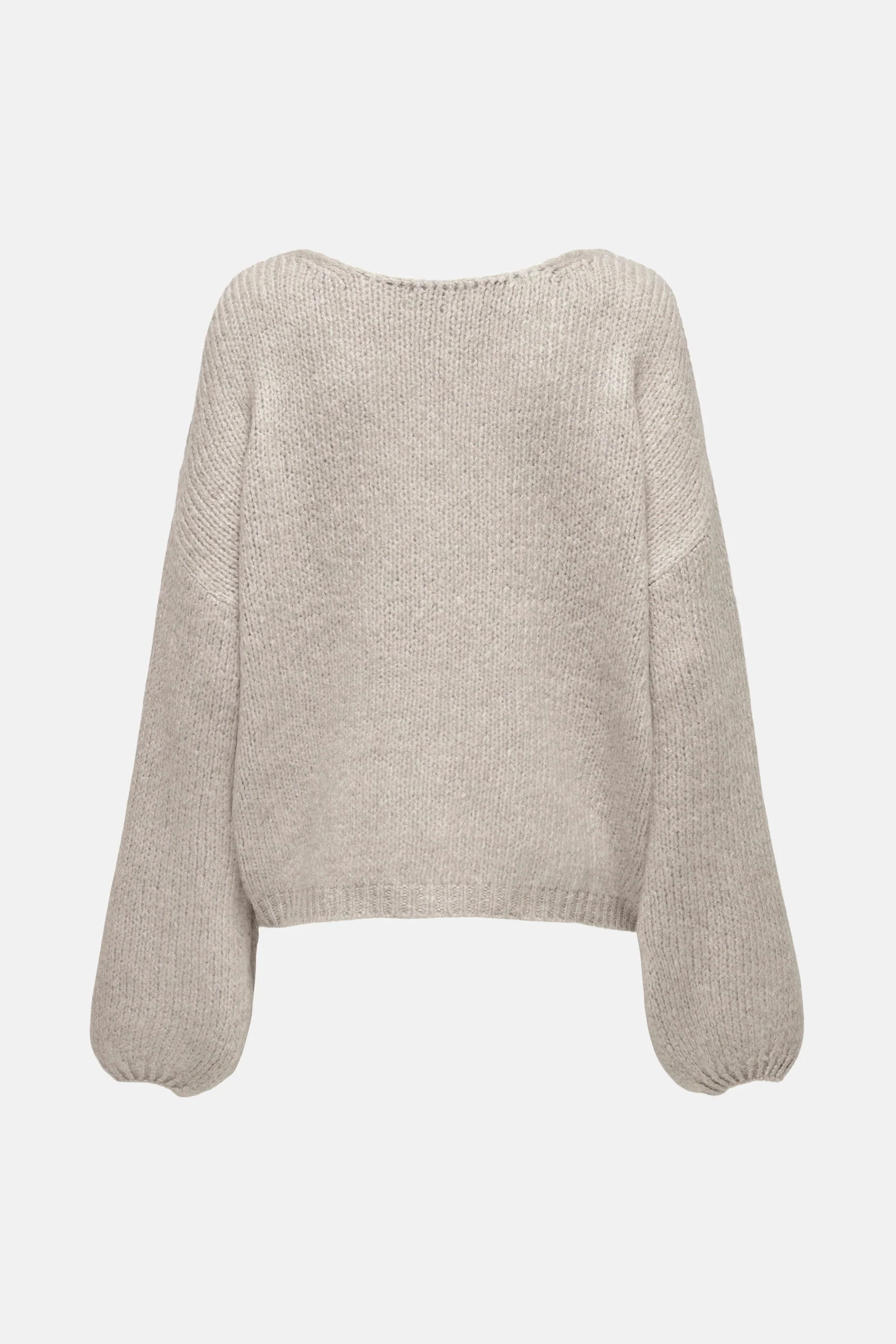 Pull met V-hals - ecru - Image 7