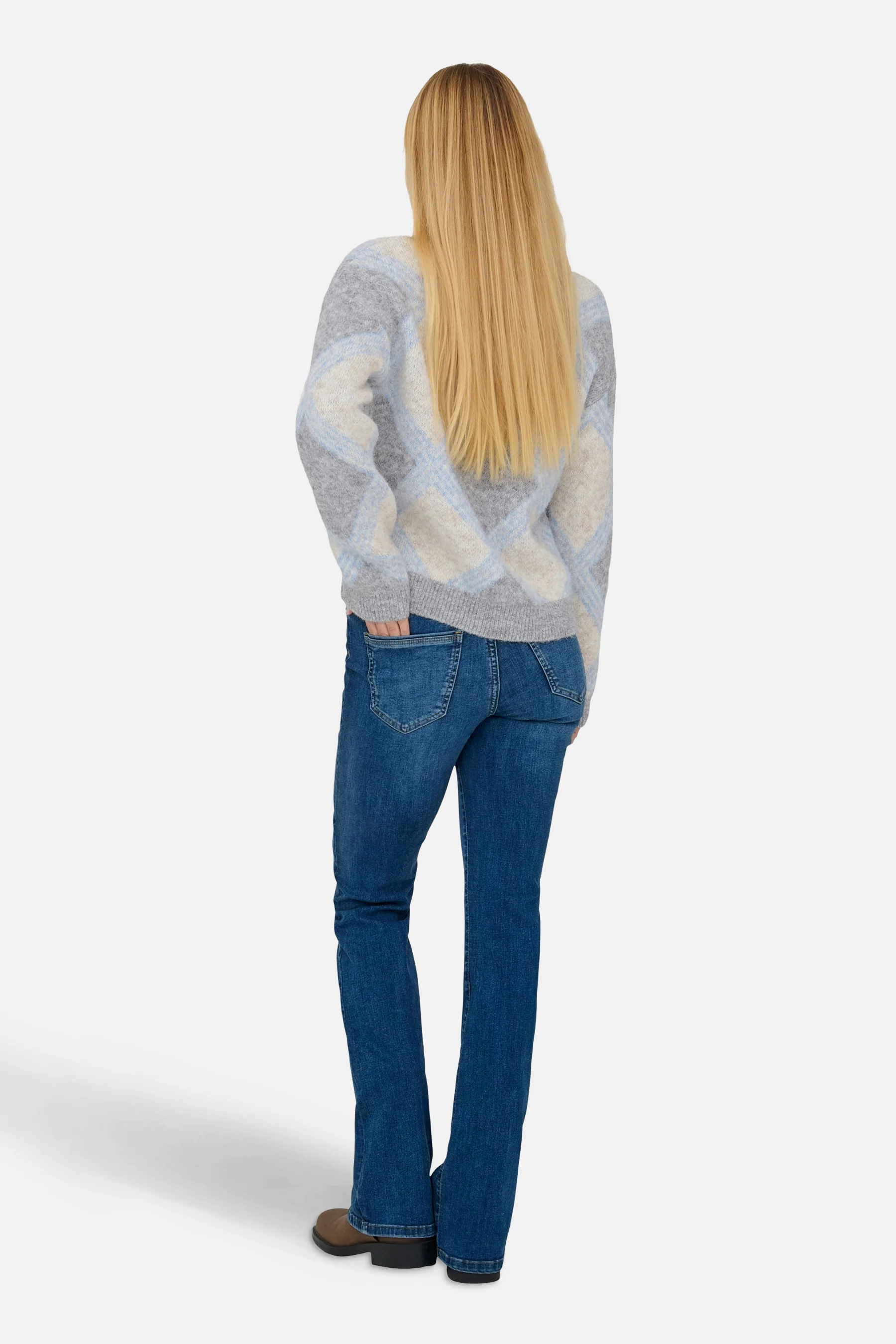 Pull met V-hals - Multicolor - Image 3