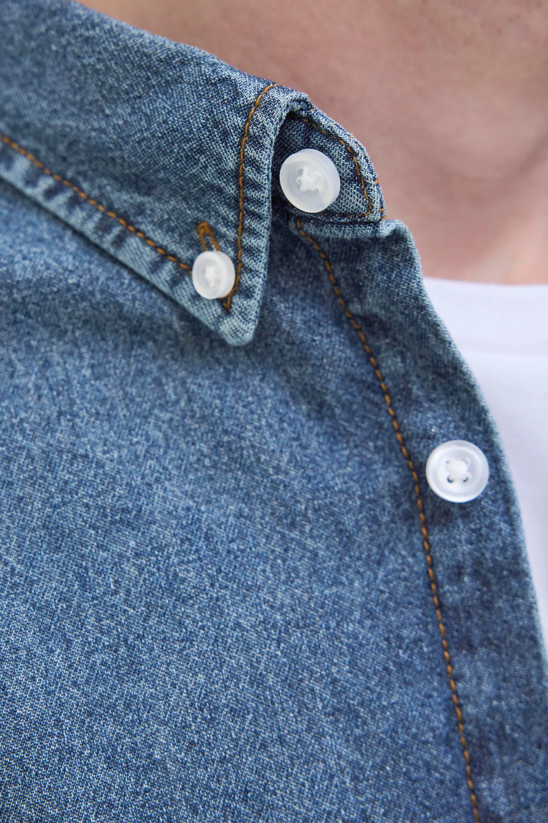 Jeanshemd - mid blue denim - Image 4