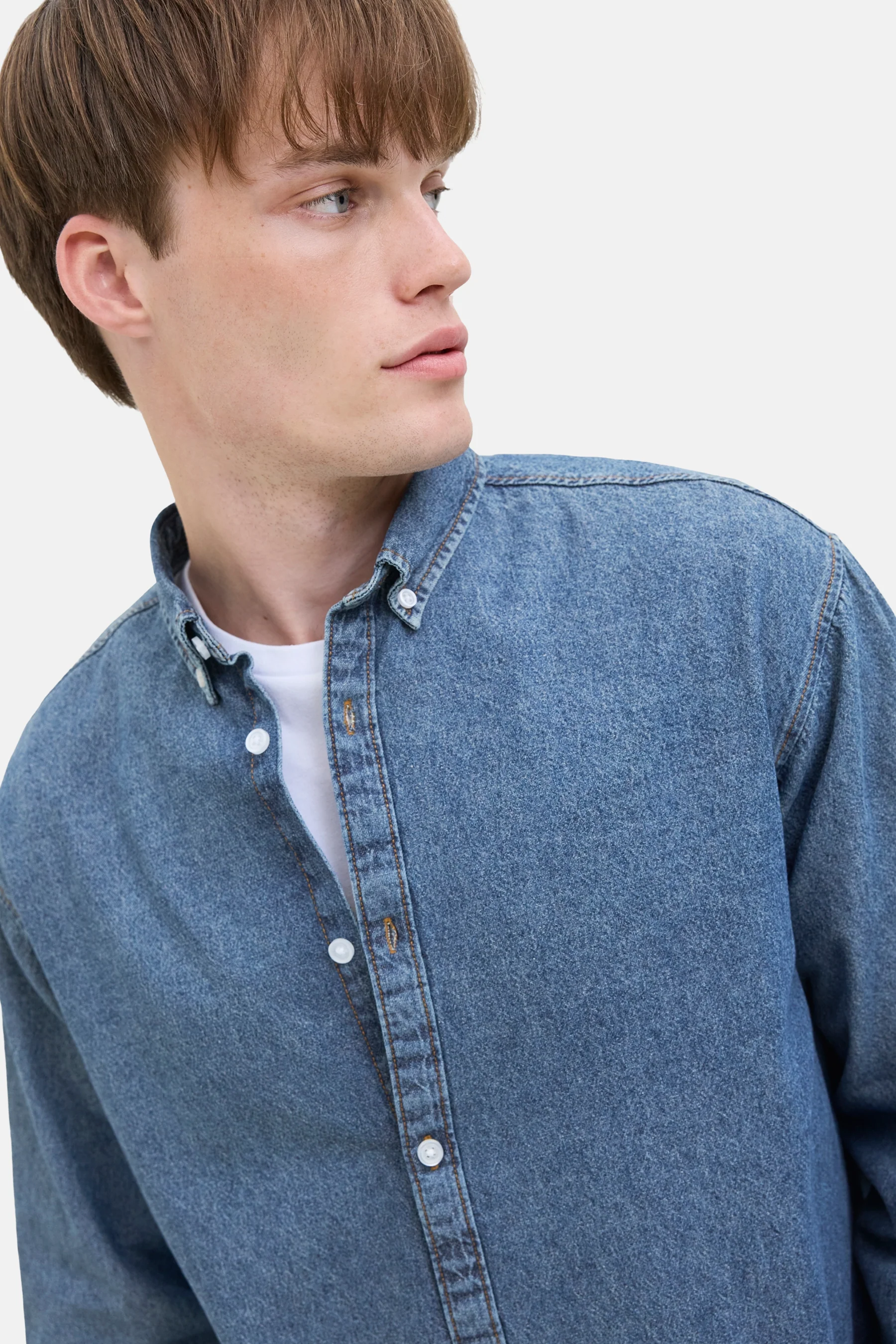 Jeanshemd - mid blue denim - Image 6