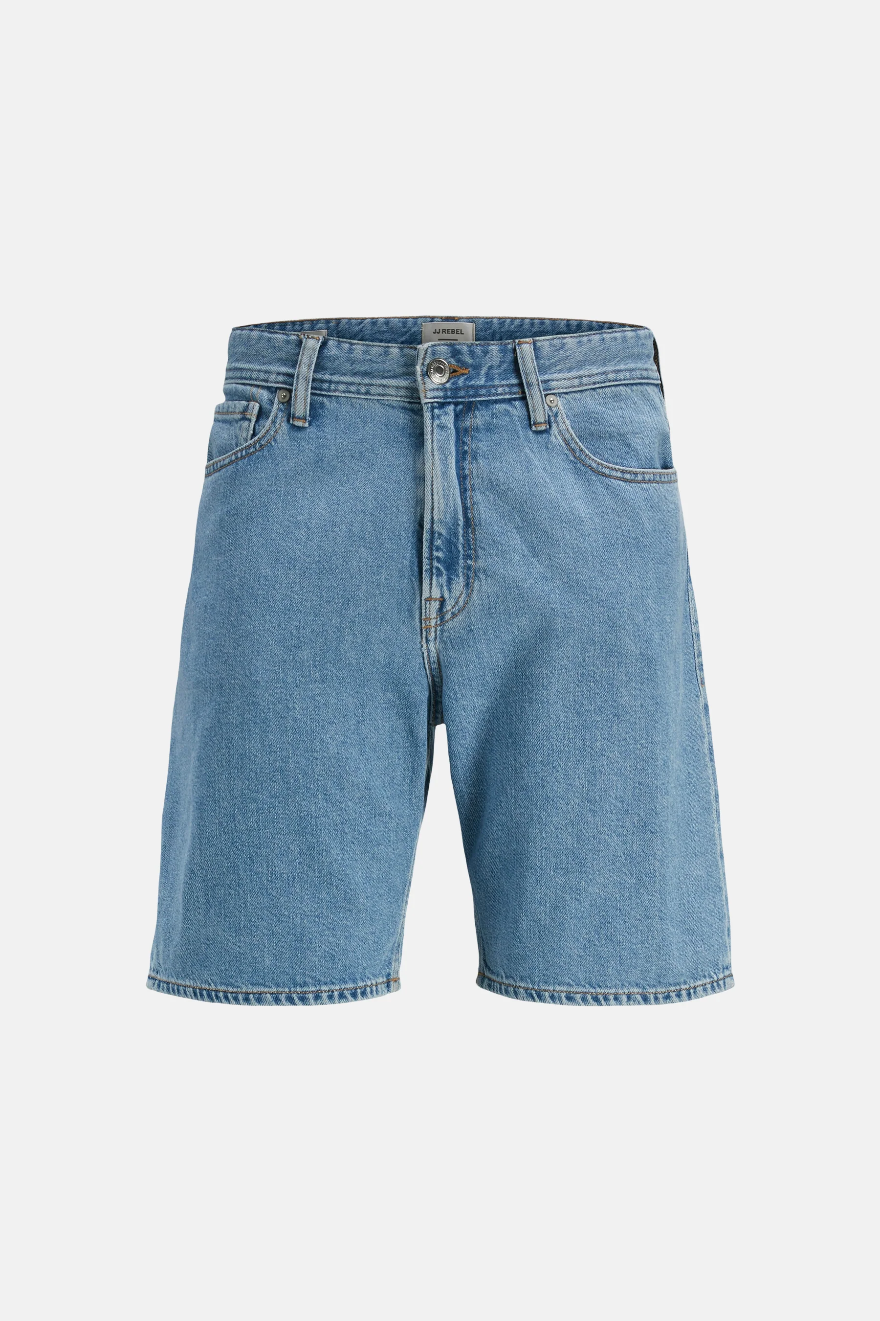 Short - Light blue denim - Image 7