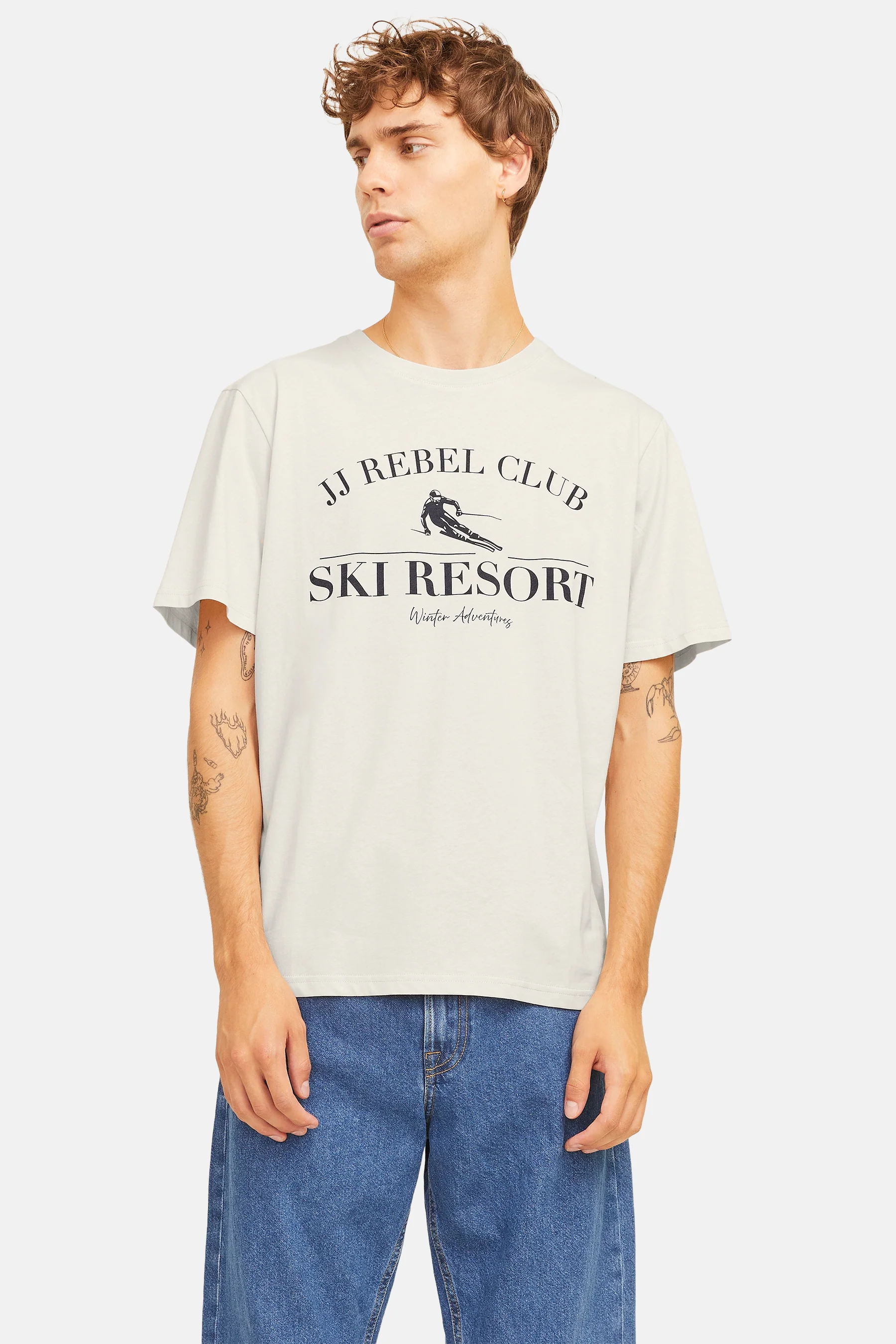 T-shirt met korte mouwen - beige