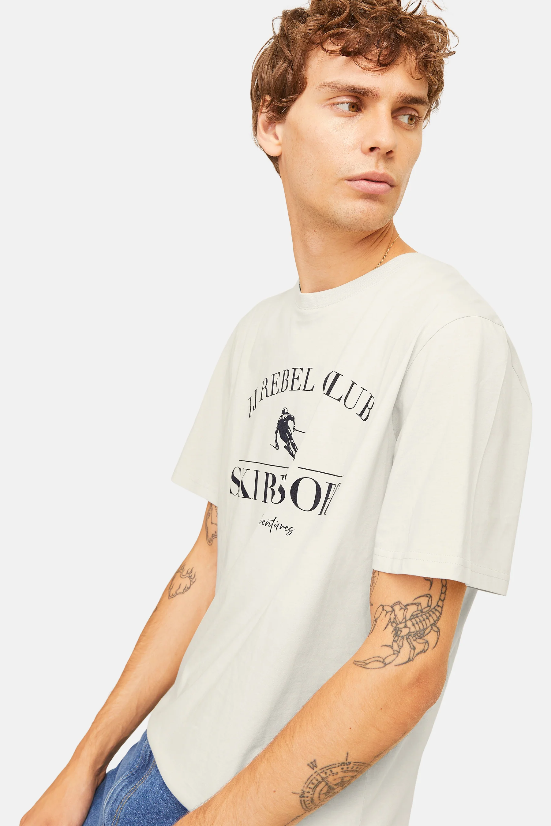 T-shirt met korte mouwen - beige - Image 6