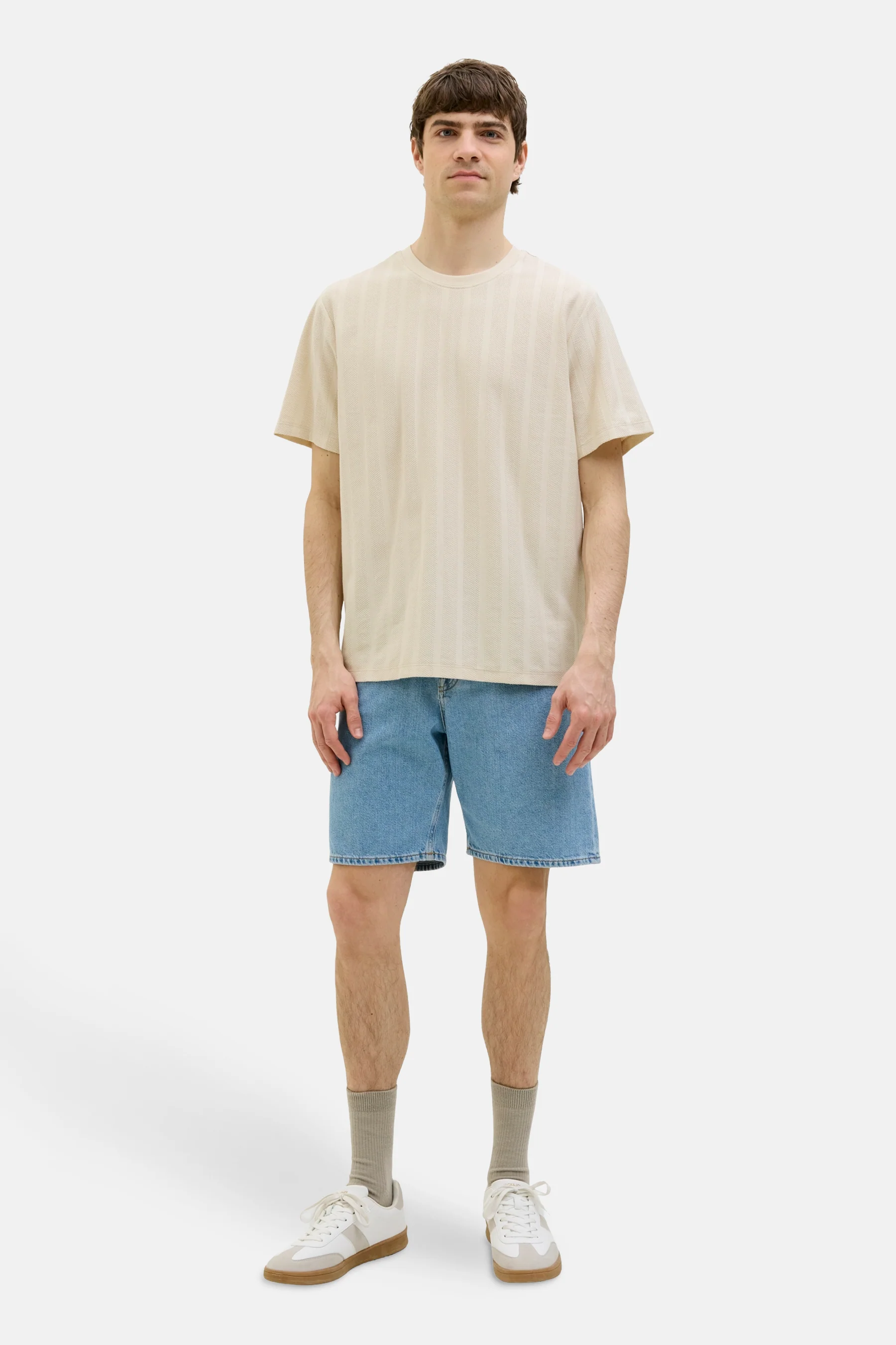 T-shirt met korte mouwen - beige - Image 2