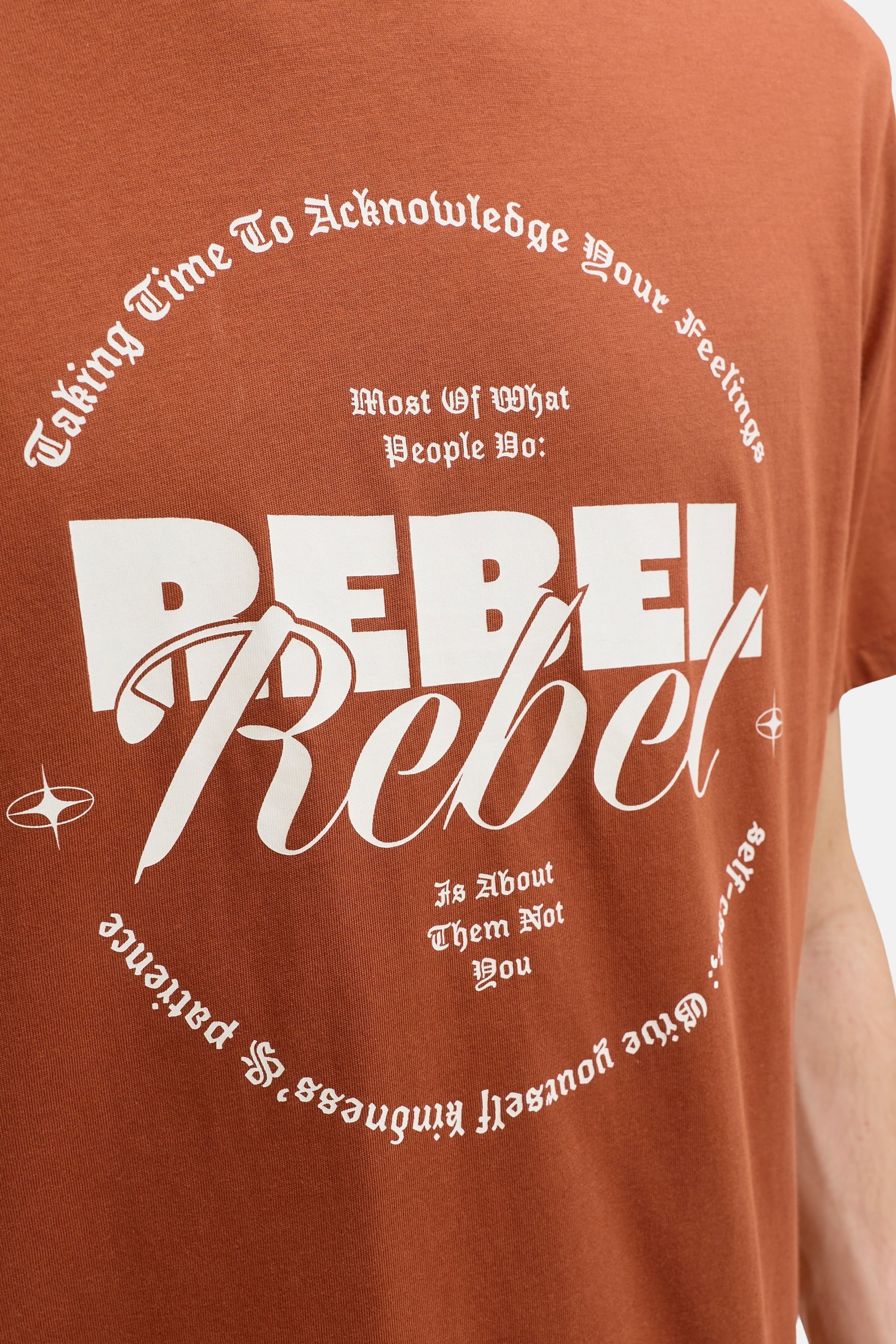 T-shirt met korte mouwen - bruin - Image 5
