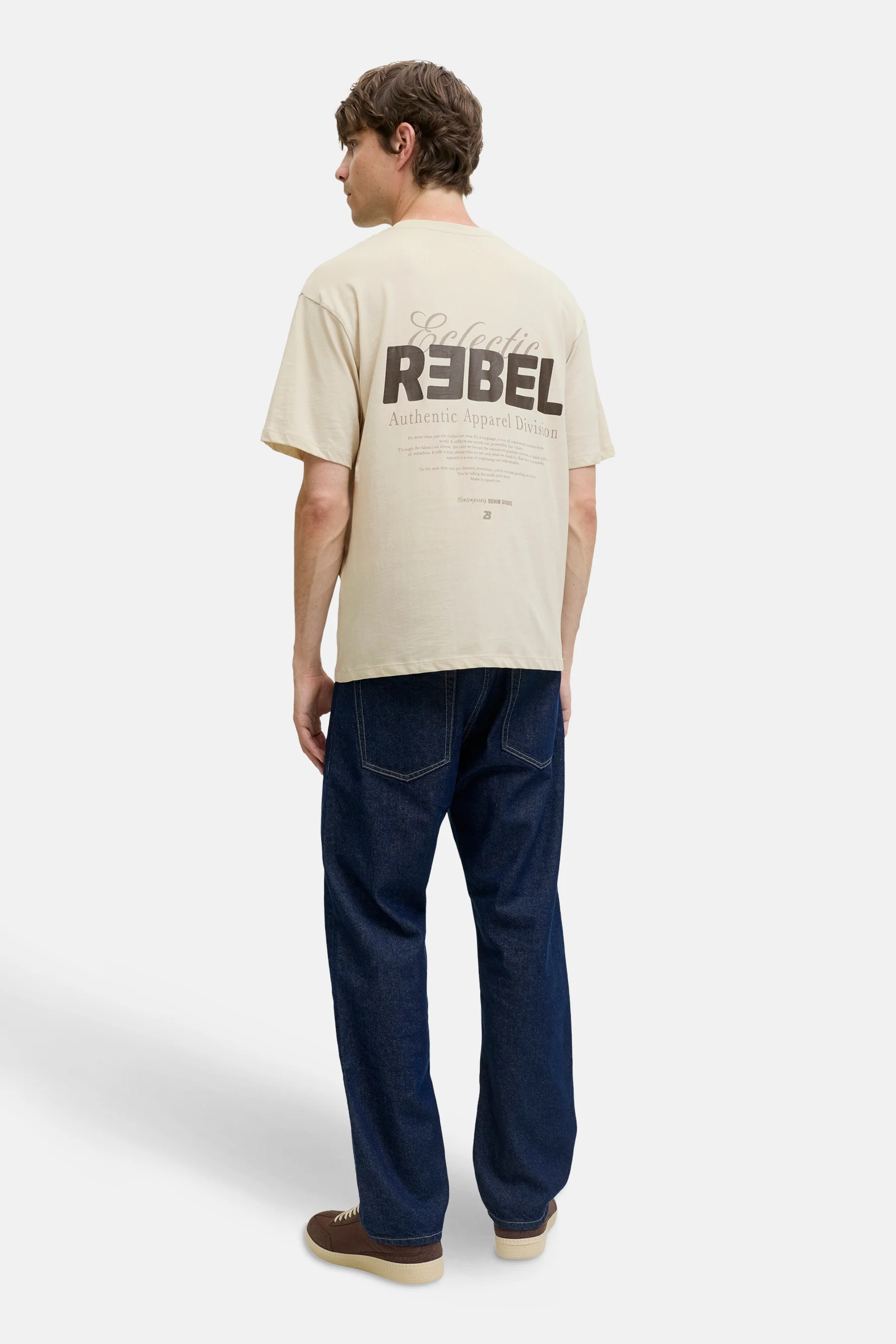 T-shirt met korte mouwen - ecru - Image 3