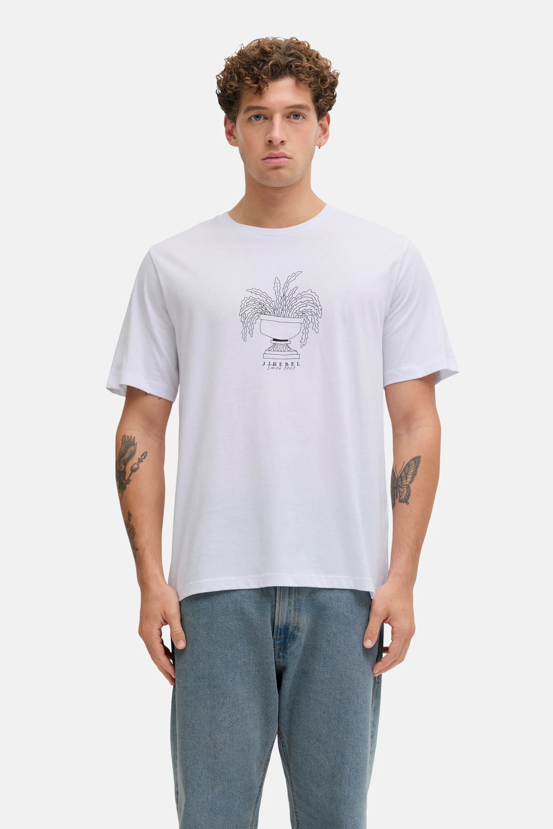 T-shirt met korte mouwen - wit