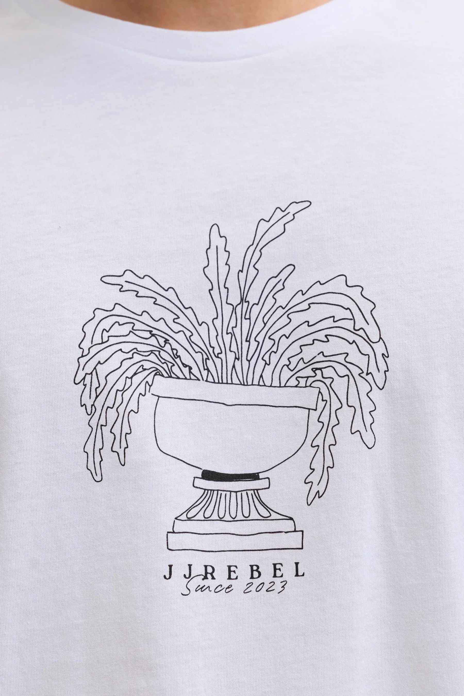 T-shirt met korte mouwen - wit - Image 5
