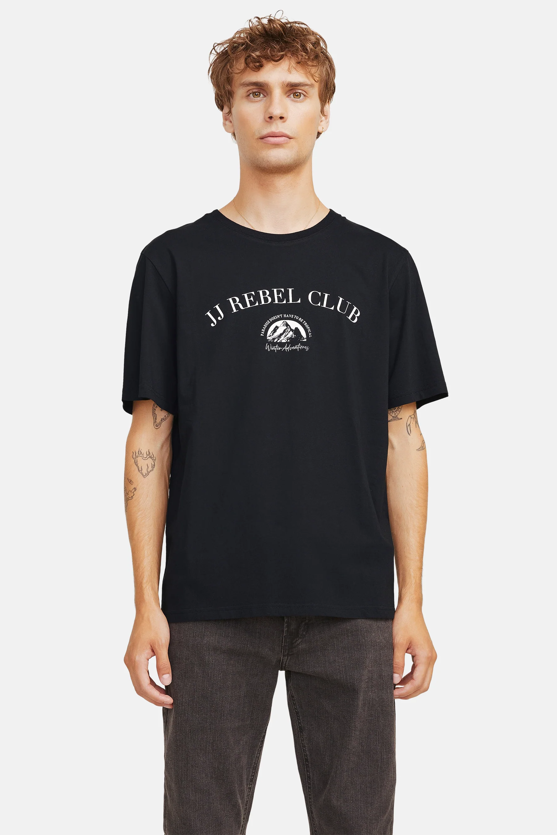 T-shirt met korte mouwen - zwart