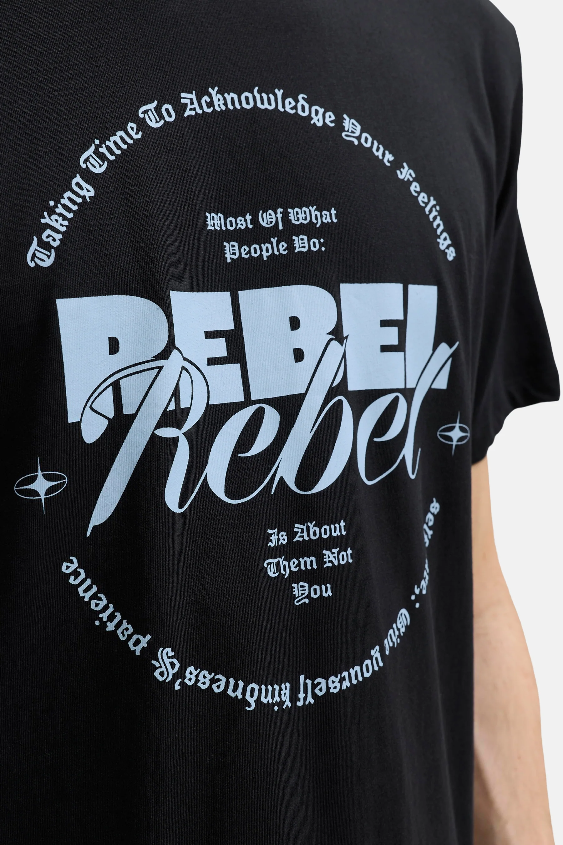 T-shirt met korte mouwen - zwart - Image 5