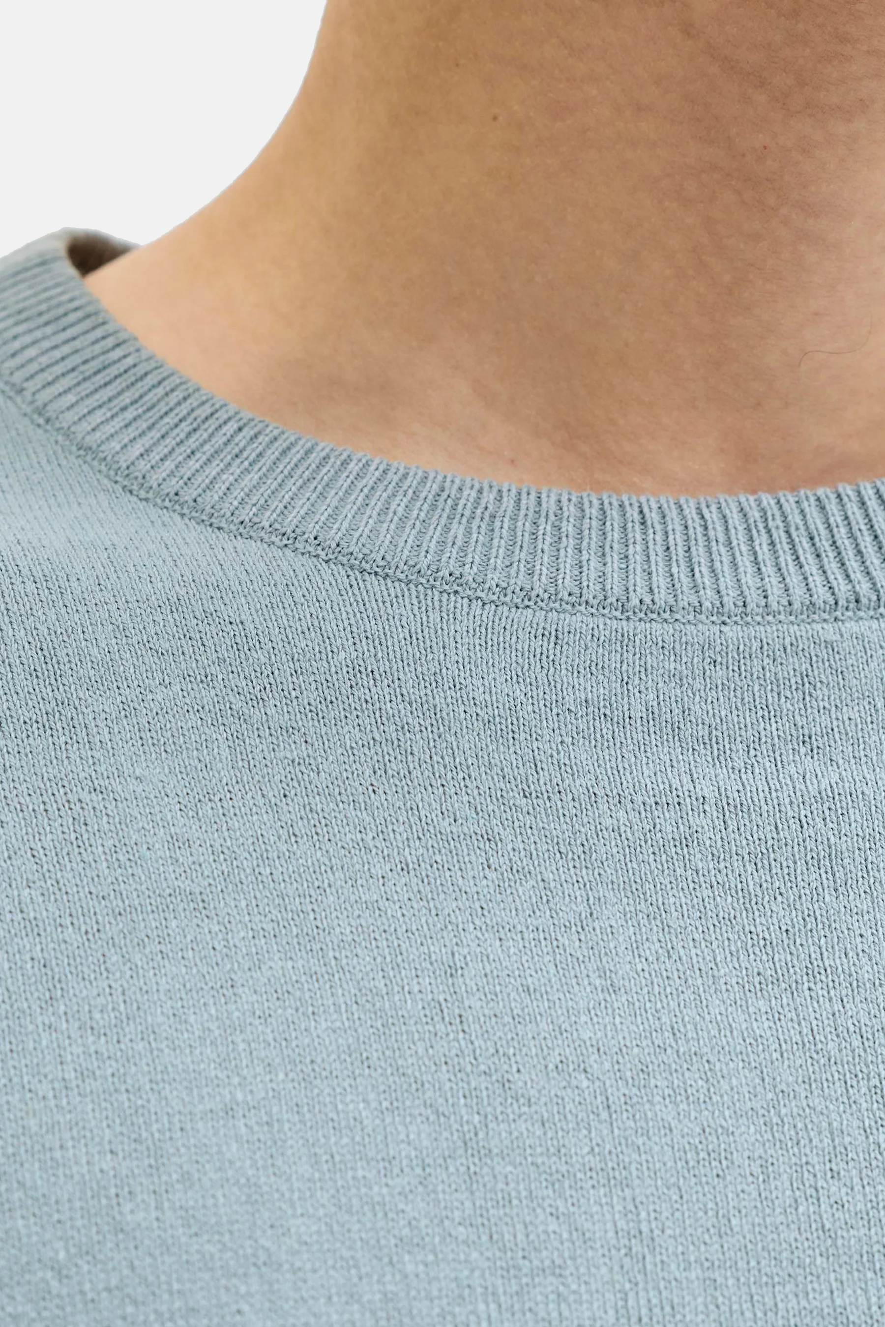 Pull met ronde hals - blauw - Image 4