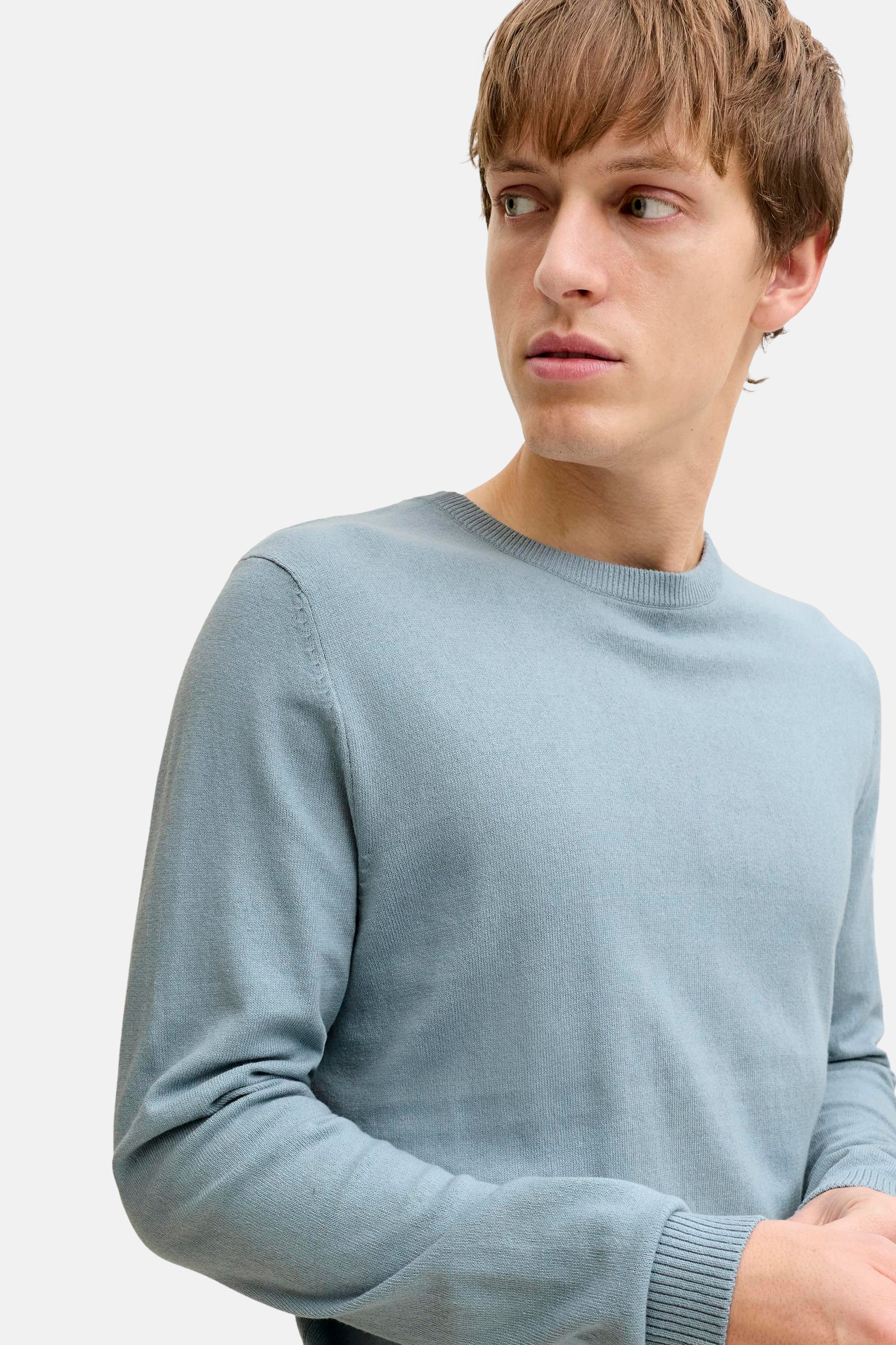 Pull met ronde hals - blauw - Image 6