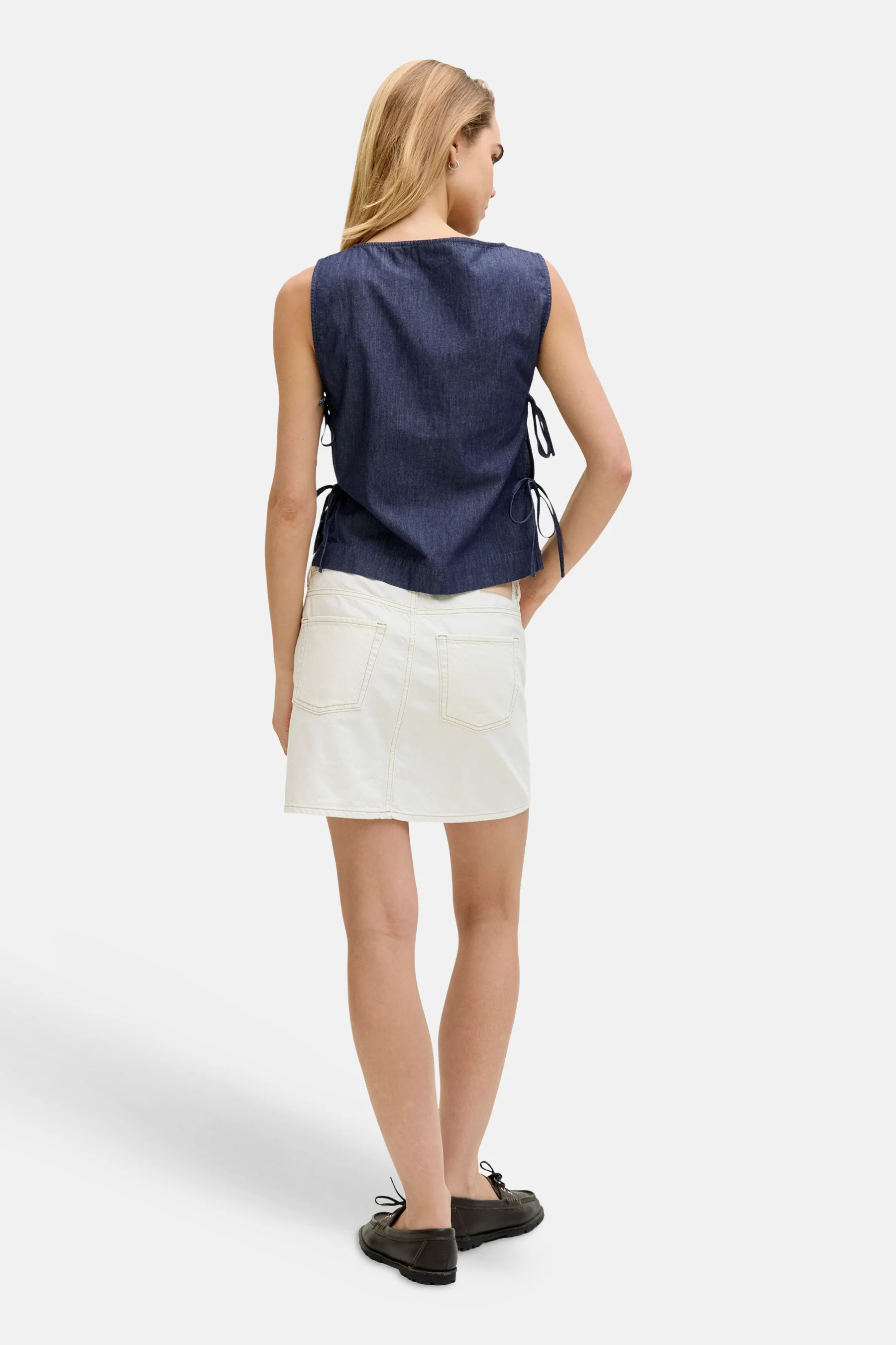 Blouse - dark blue denim - Image 3