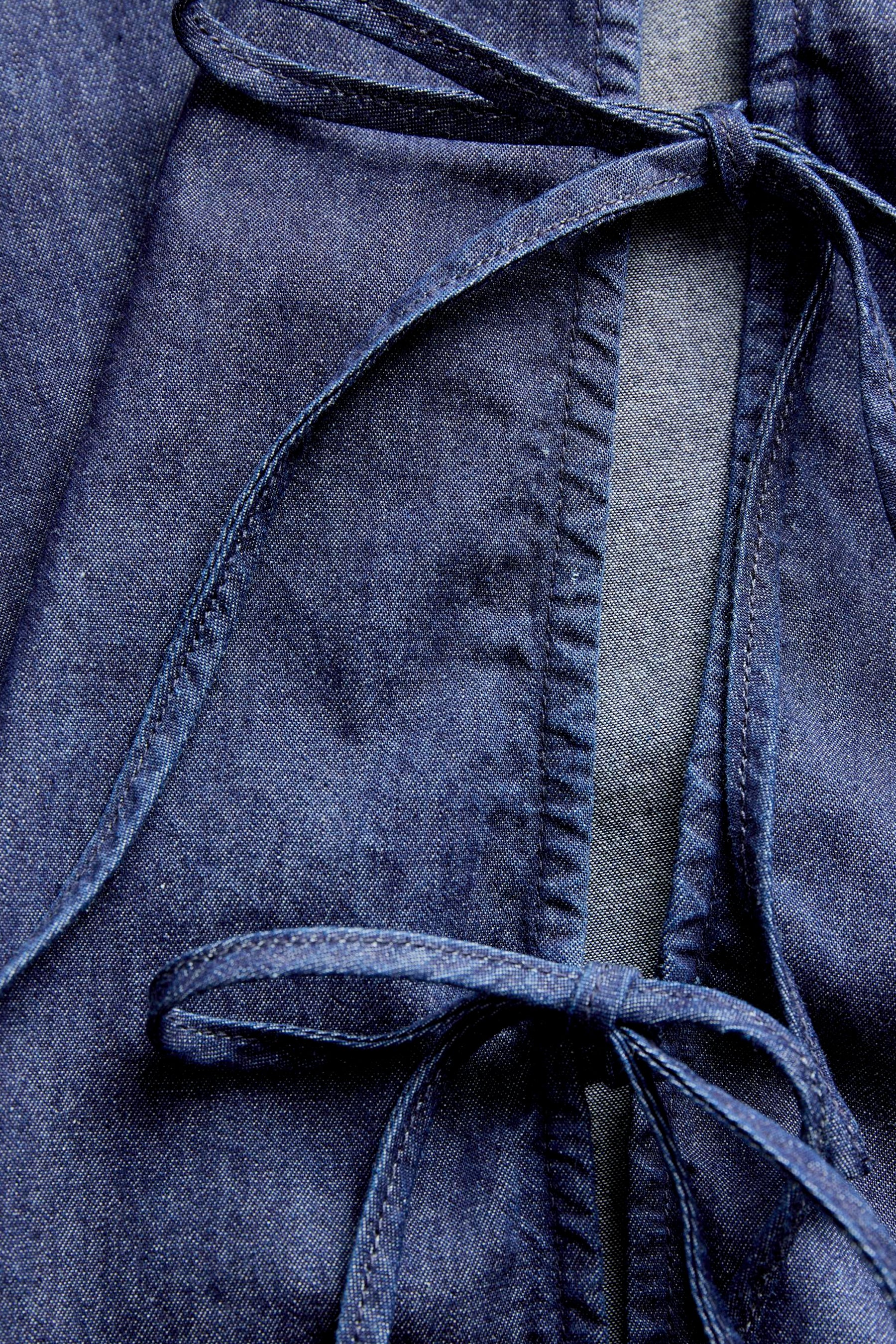 Blouse - dark blue denim - Image 4