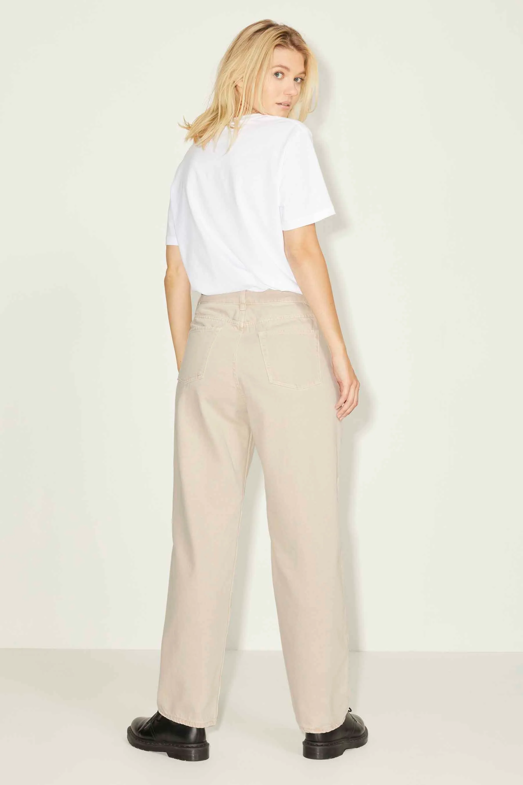 Straight jeans - beige - Image 2