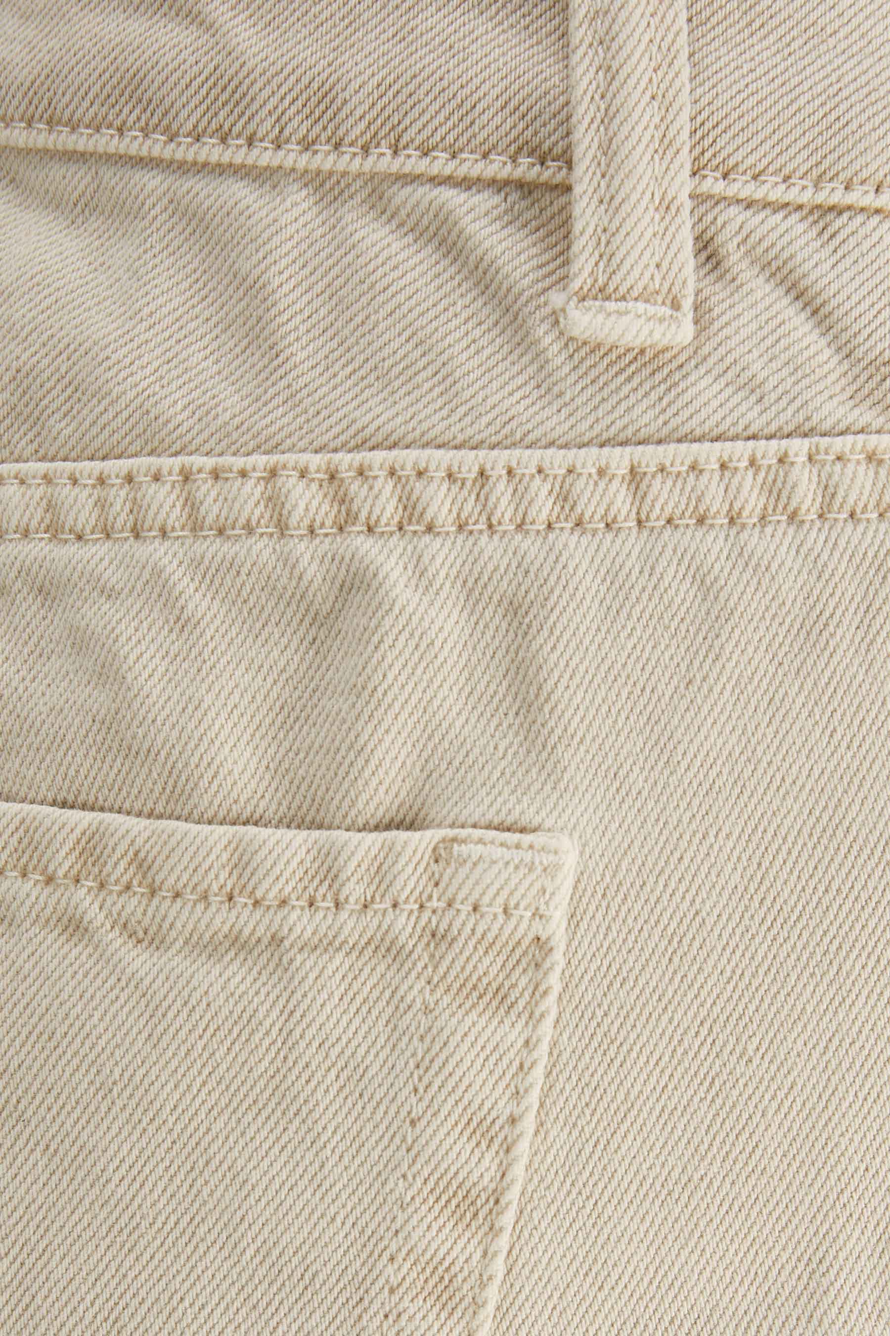 Straight jeans - beige - Image 4