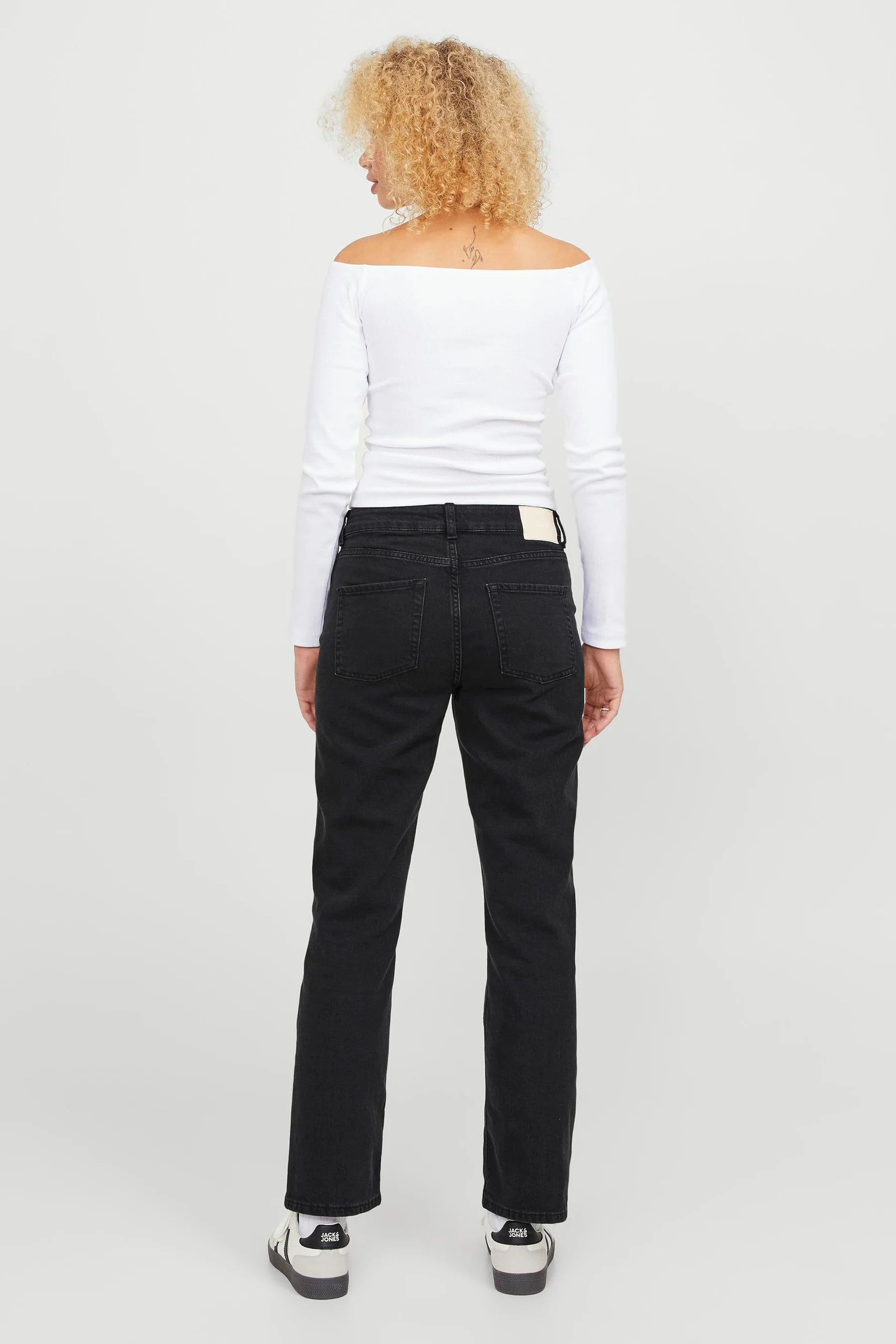 Straight jeans - black denim - Image 11