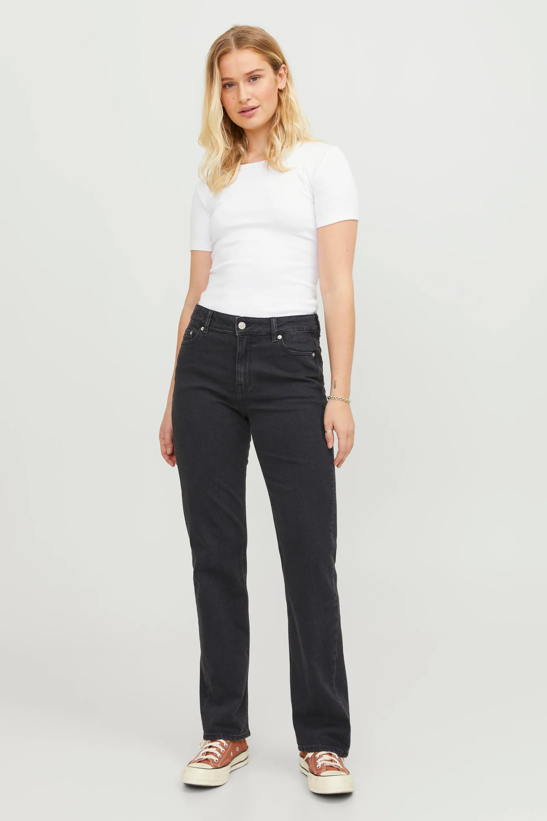Straight jeans - black denim - Image 14
