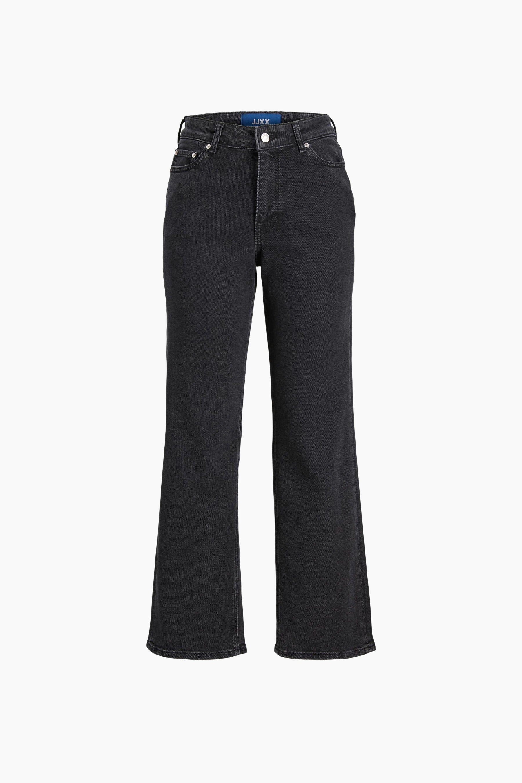 Straight jeans - black denim - Image 5