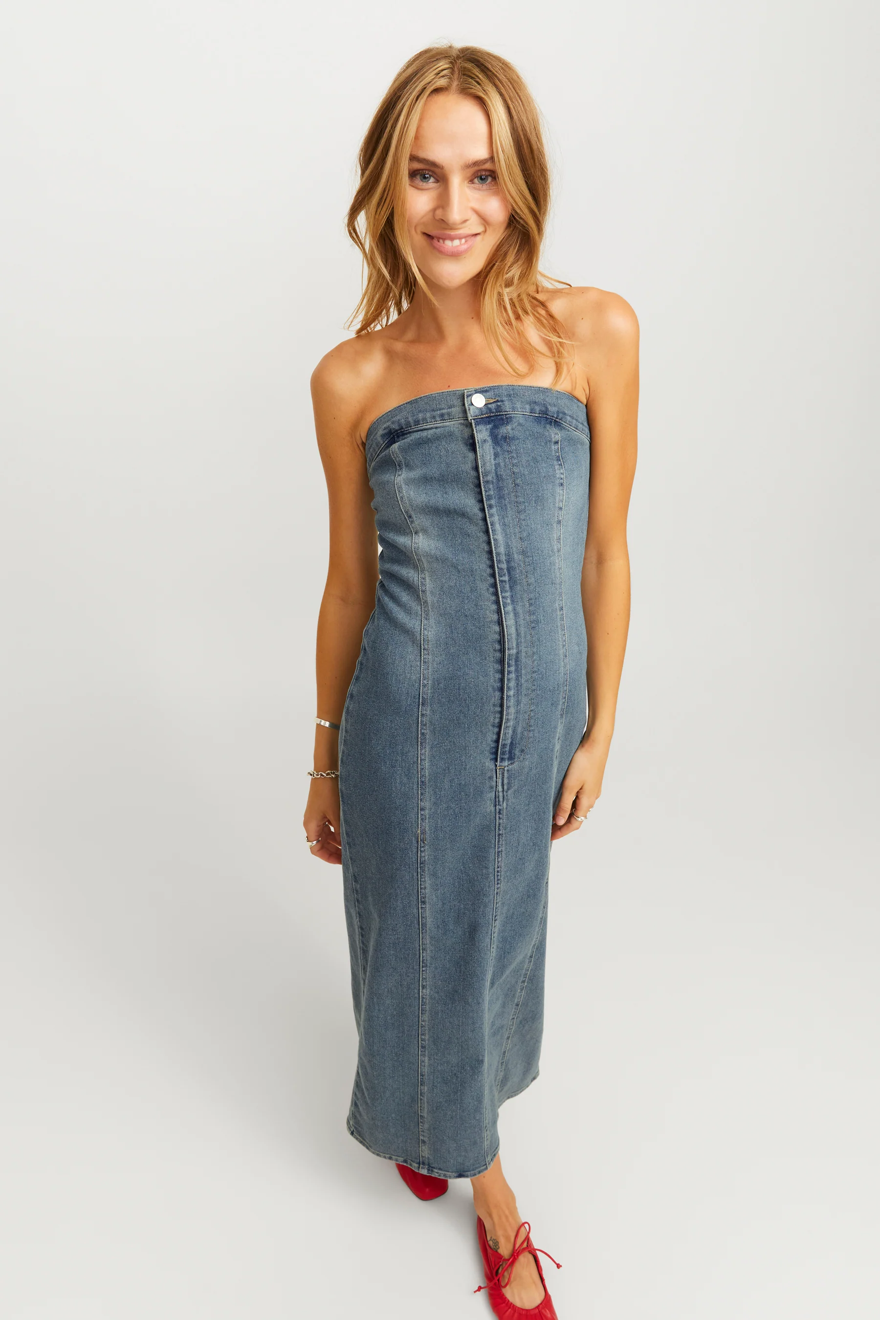 Kleedje - mid blue denim - Image 5