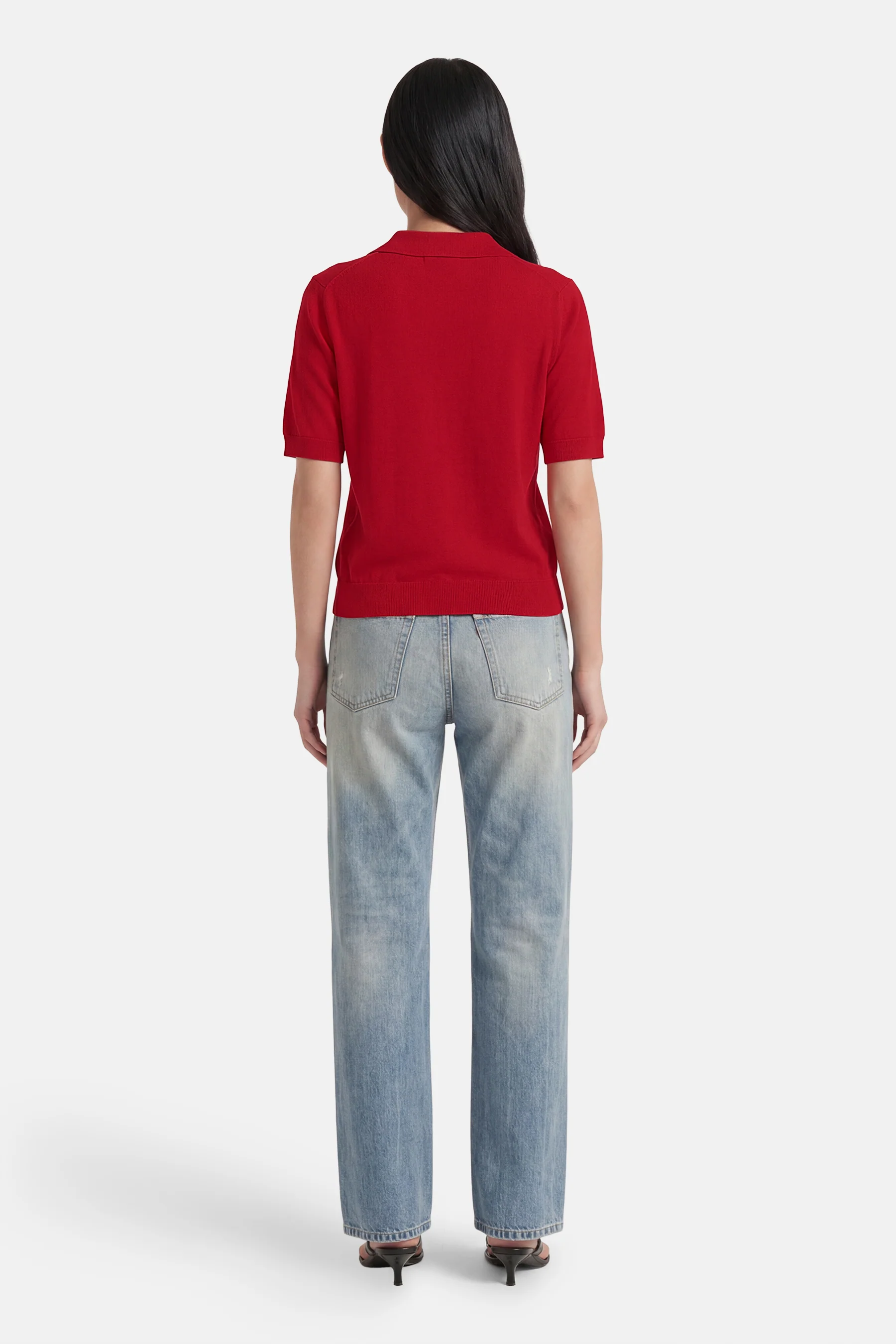 Polo met korte mouwen - rood - Image 3