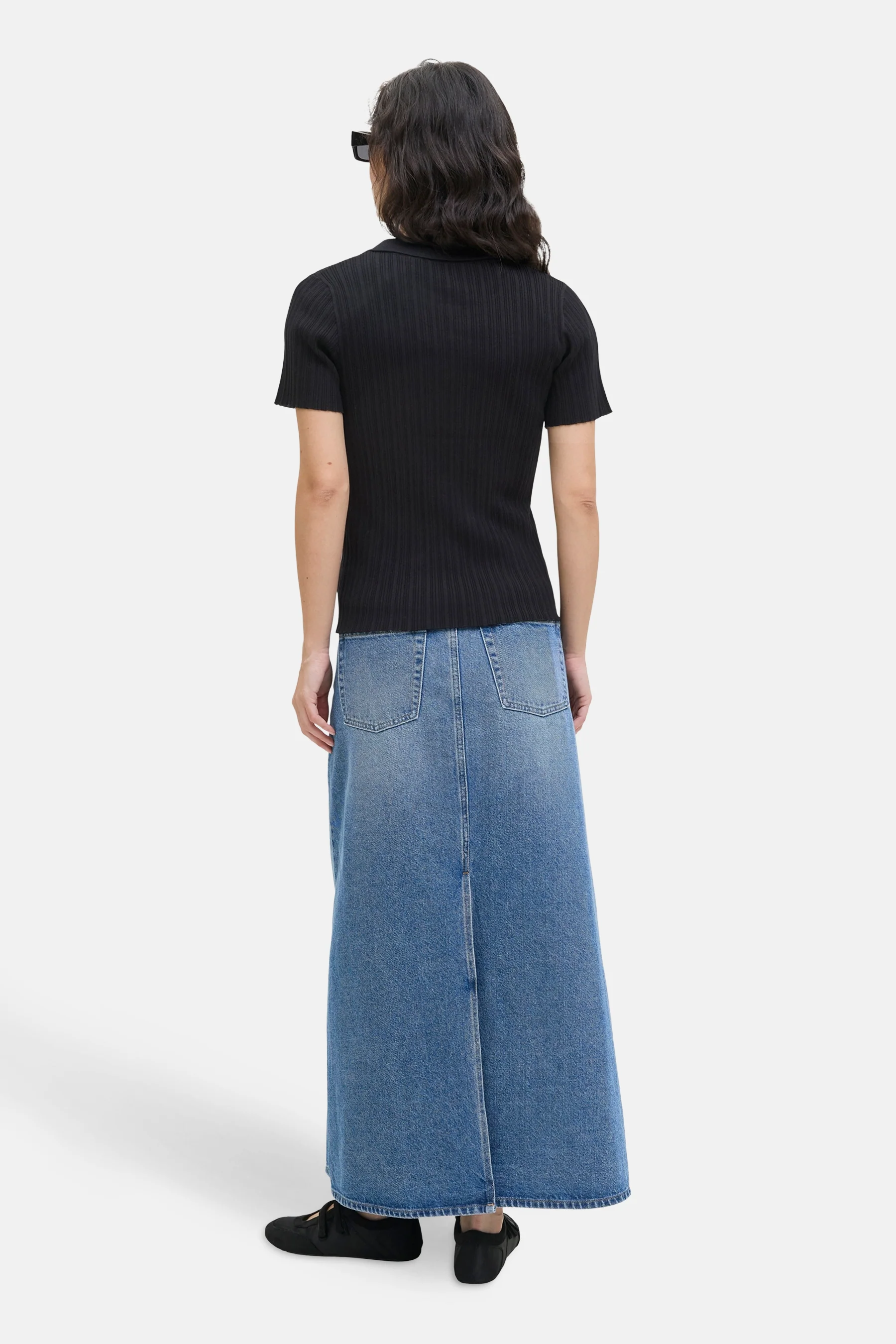 Pulls met korte mouwen zwart - JJXX - Image 3