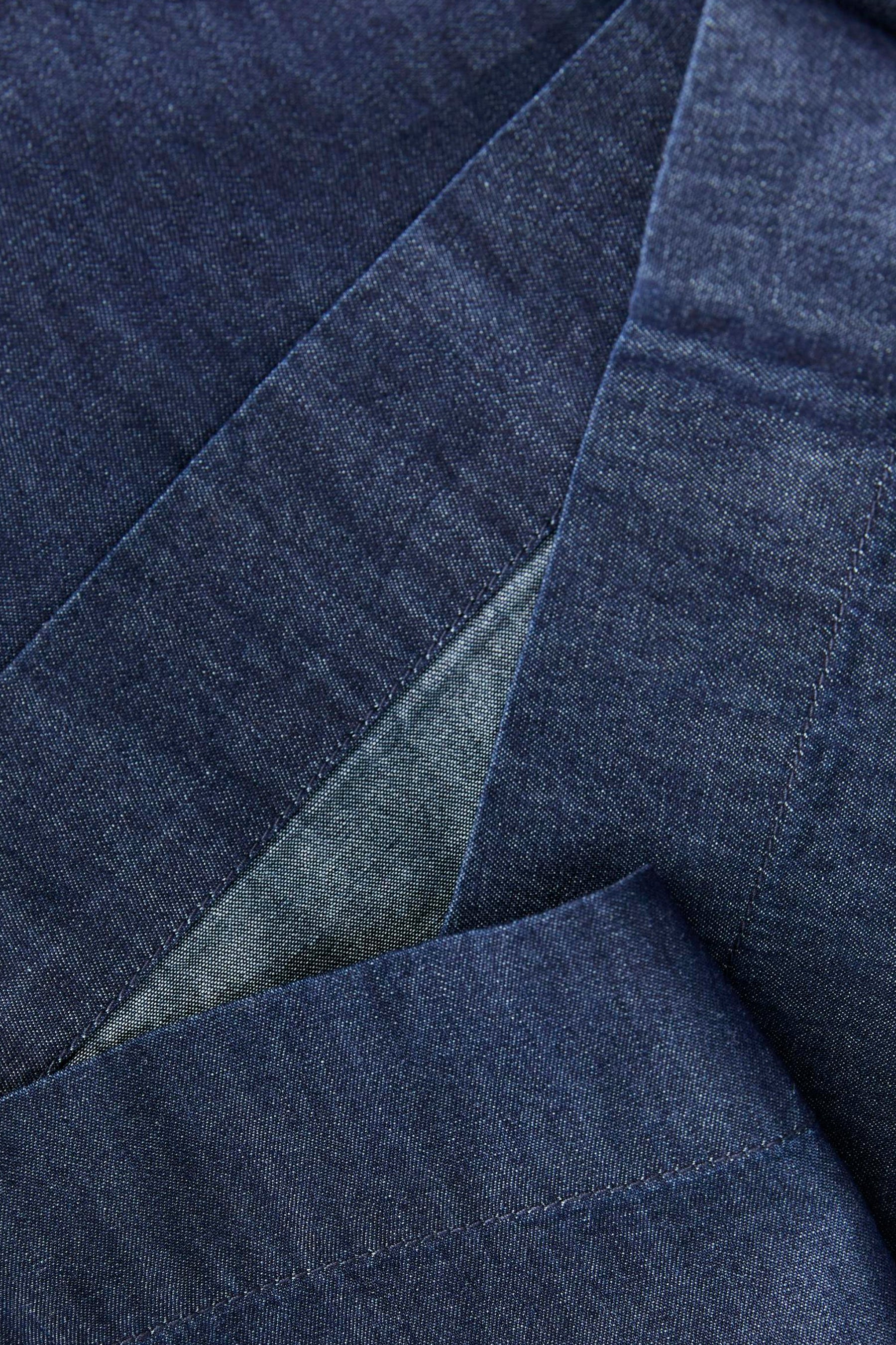 Short - dark blue denim - Image 5