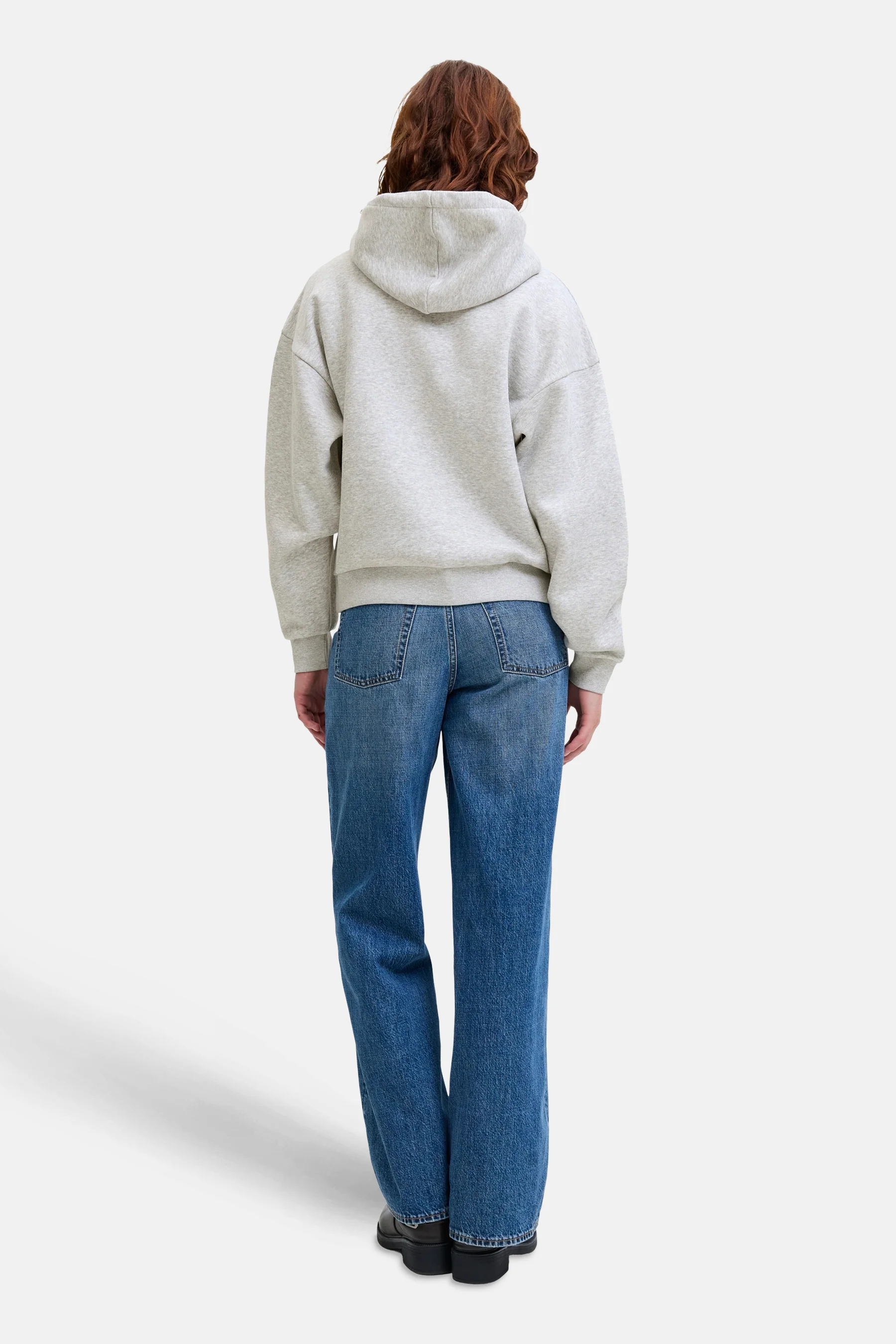 Sweater met kap - grijs - Image 3