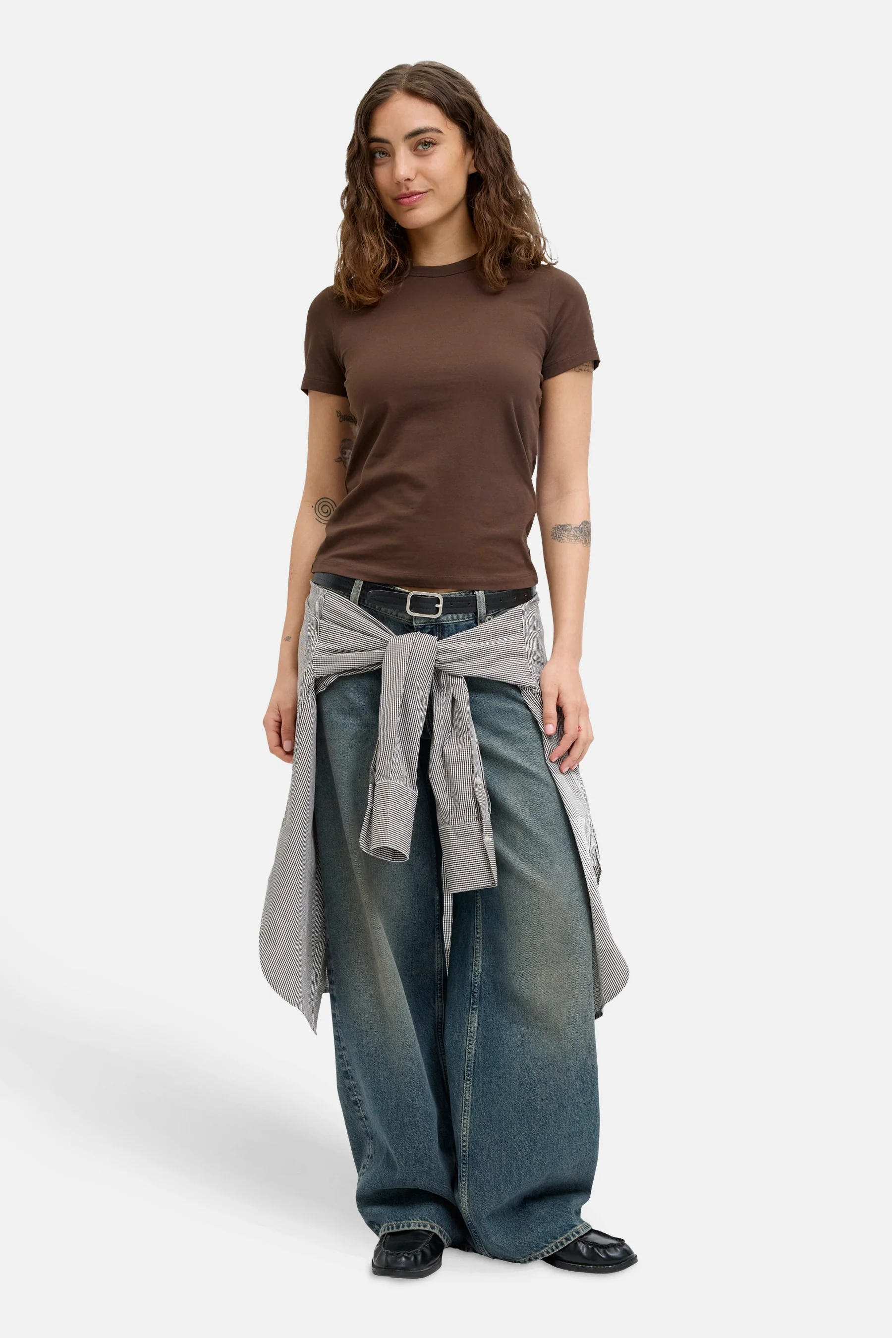 T-shirt met korte mouwen - bruin - Image 2