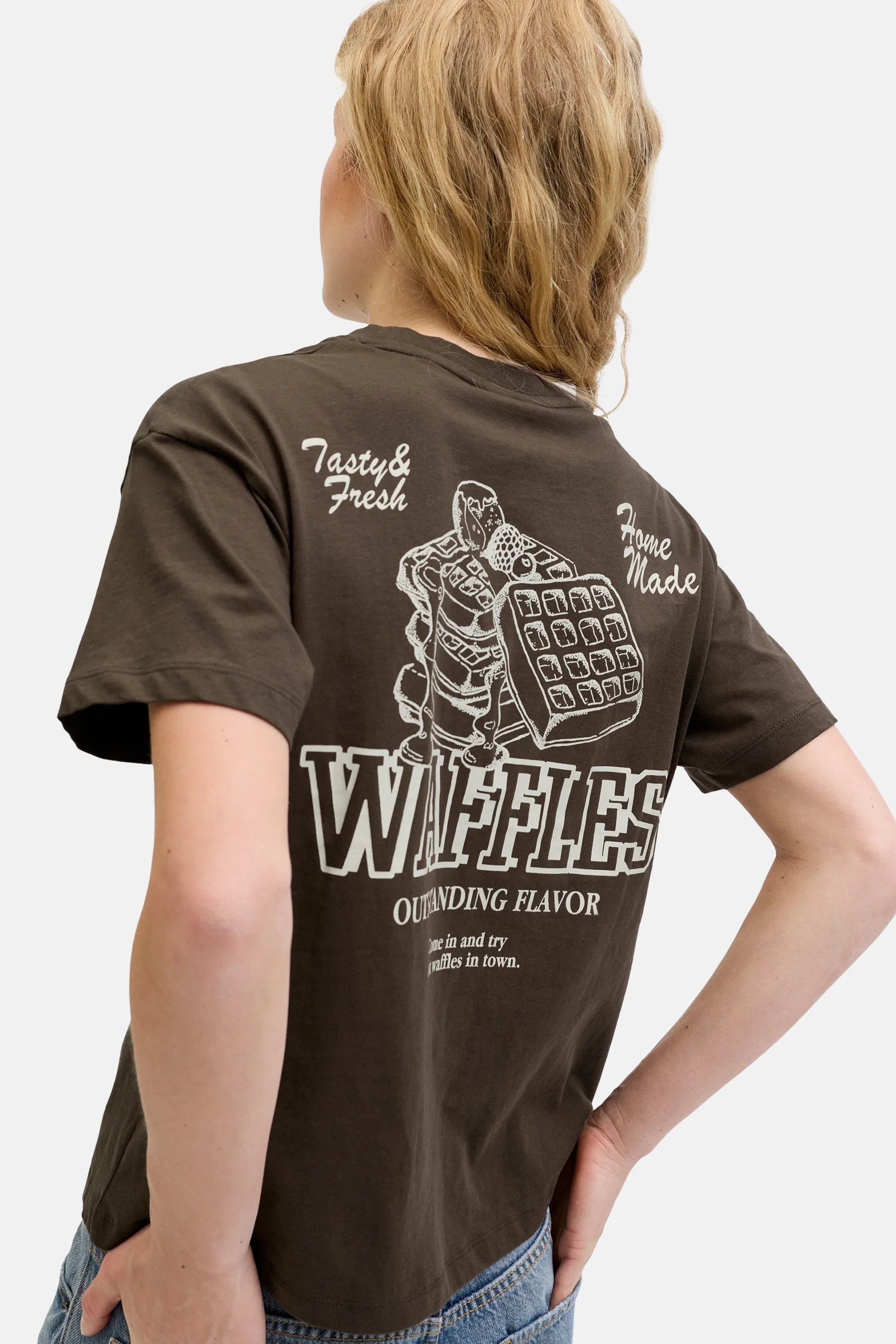 T-shirt met korte mouwen - bruin - Image 6