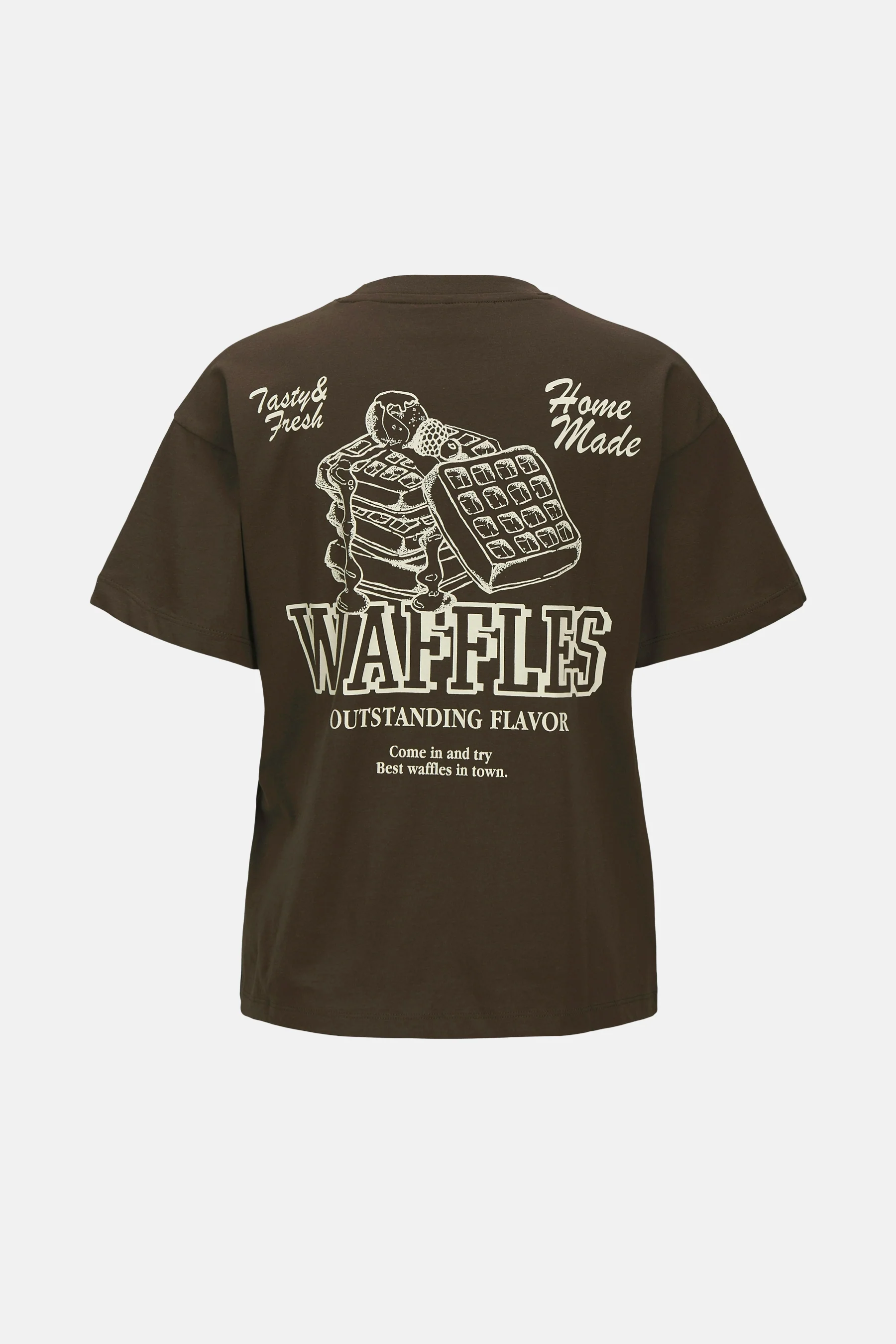 T-shirt met korte mouwen - bruin - Image 8