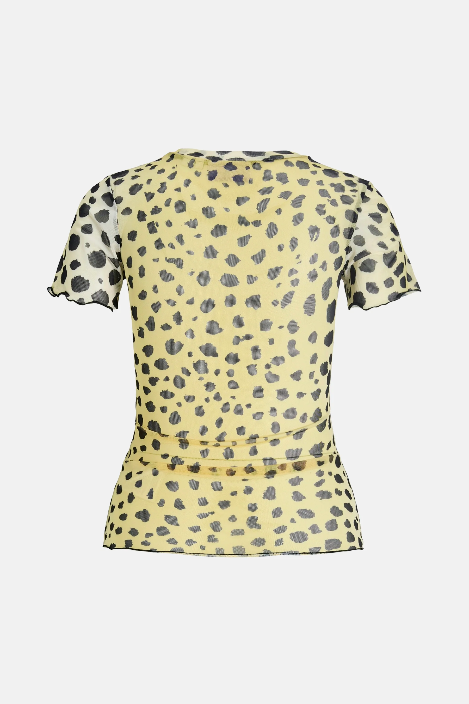 T-shirt met korte mouwen - Geel - Image 3