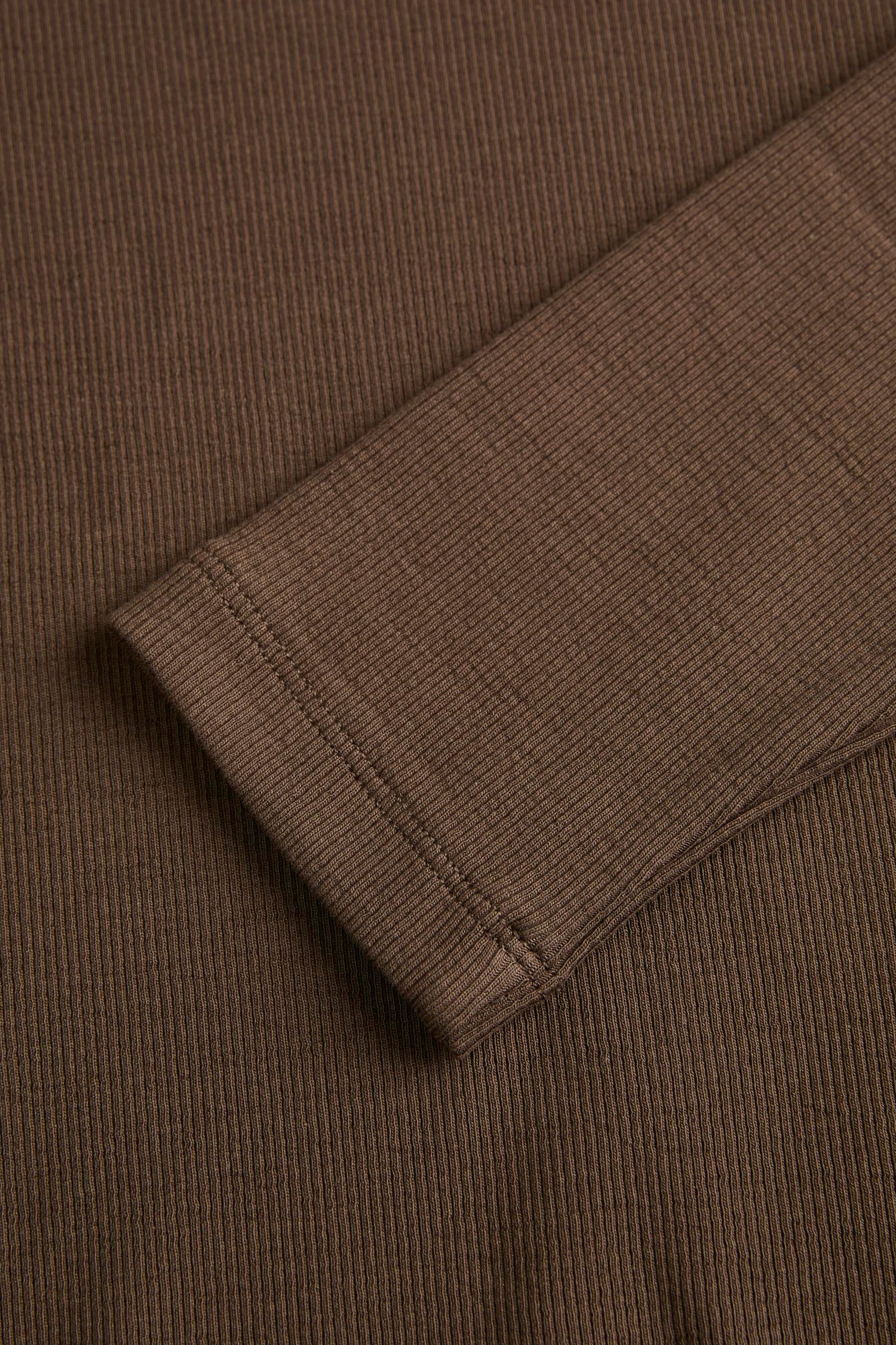 T-shirt met lange mouwen - bruin - Image 10