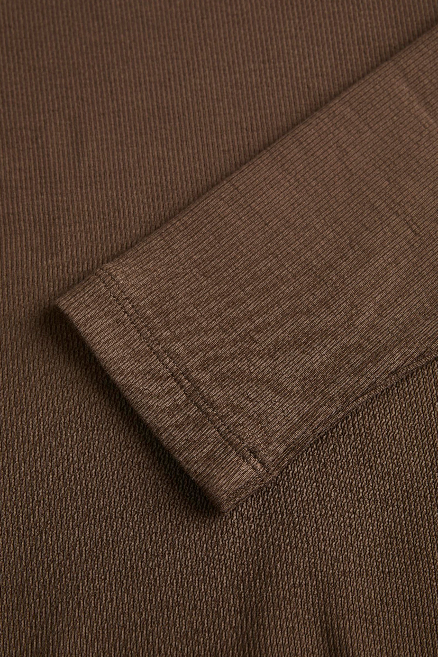 T-shirt met lange mouwen - bruin - Image 7