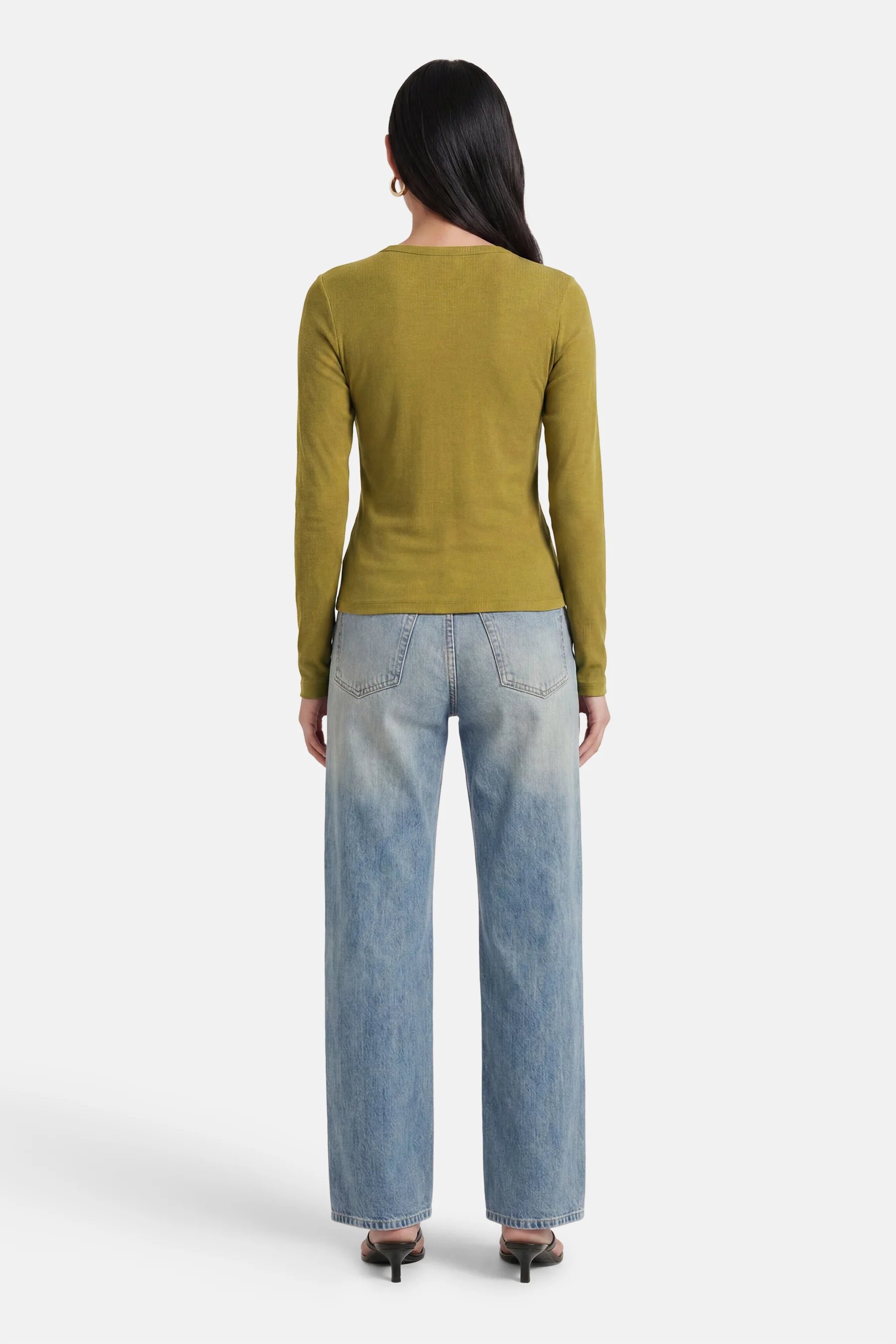 T-shirt met lange mouwen - groen - Image 3