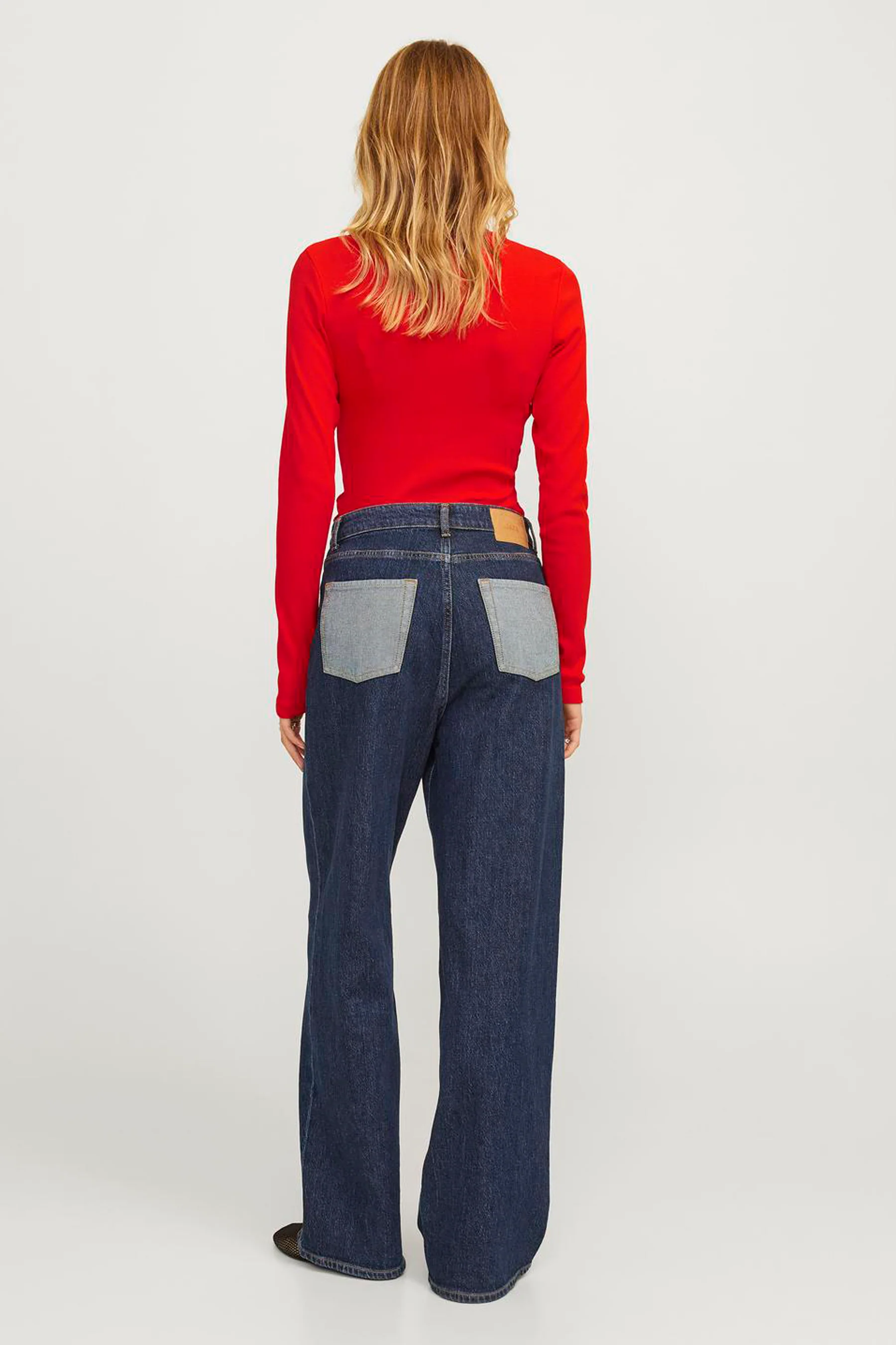 T-shirt met lange mouwen - rood - Image 3