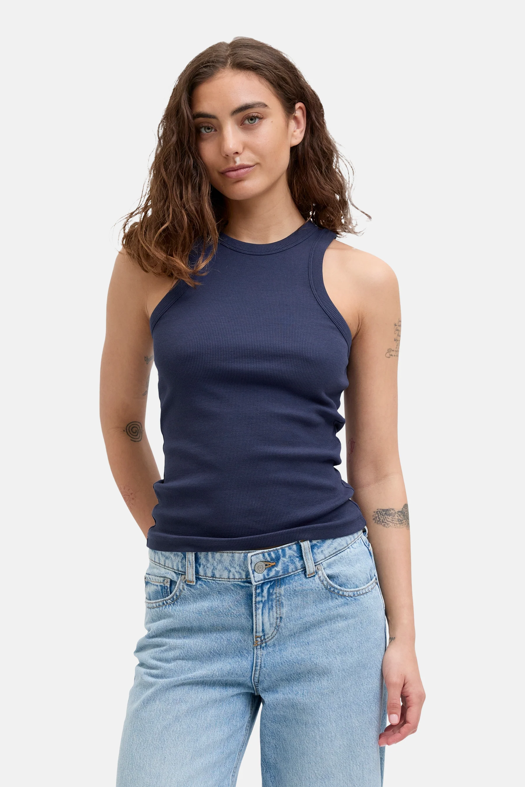 Top - blauw