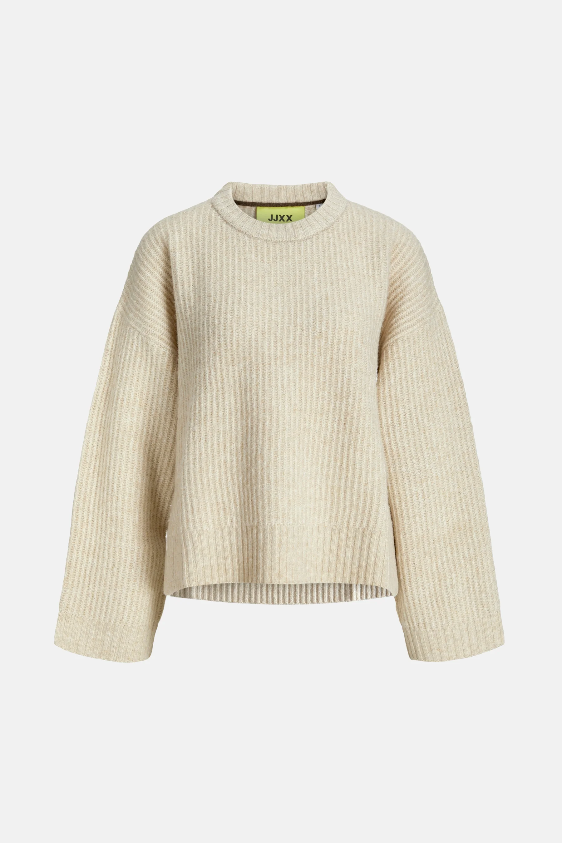 Pull met ronde hals - beige - Image 7