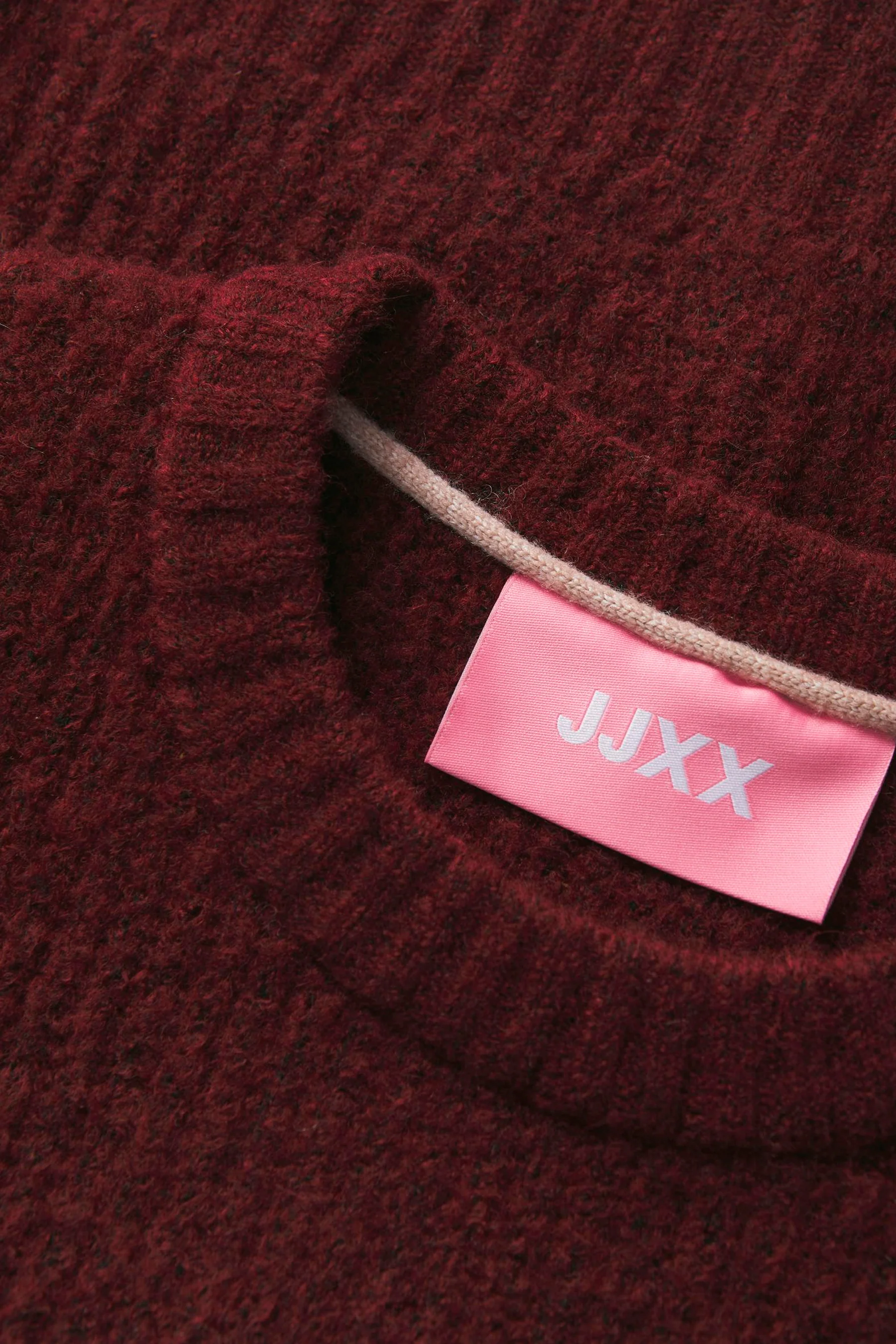 Pull met ronde hals - Bordeaux - Image 4