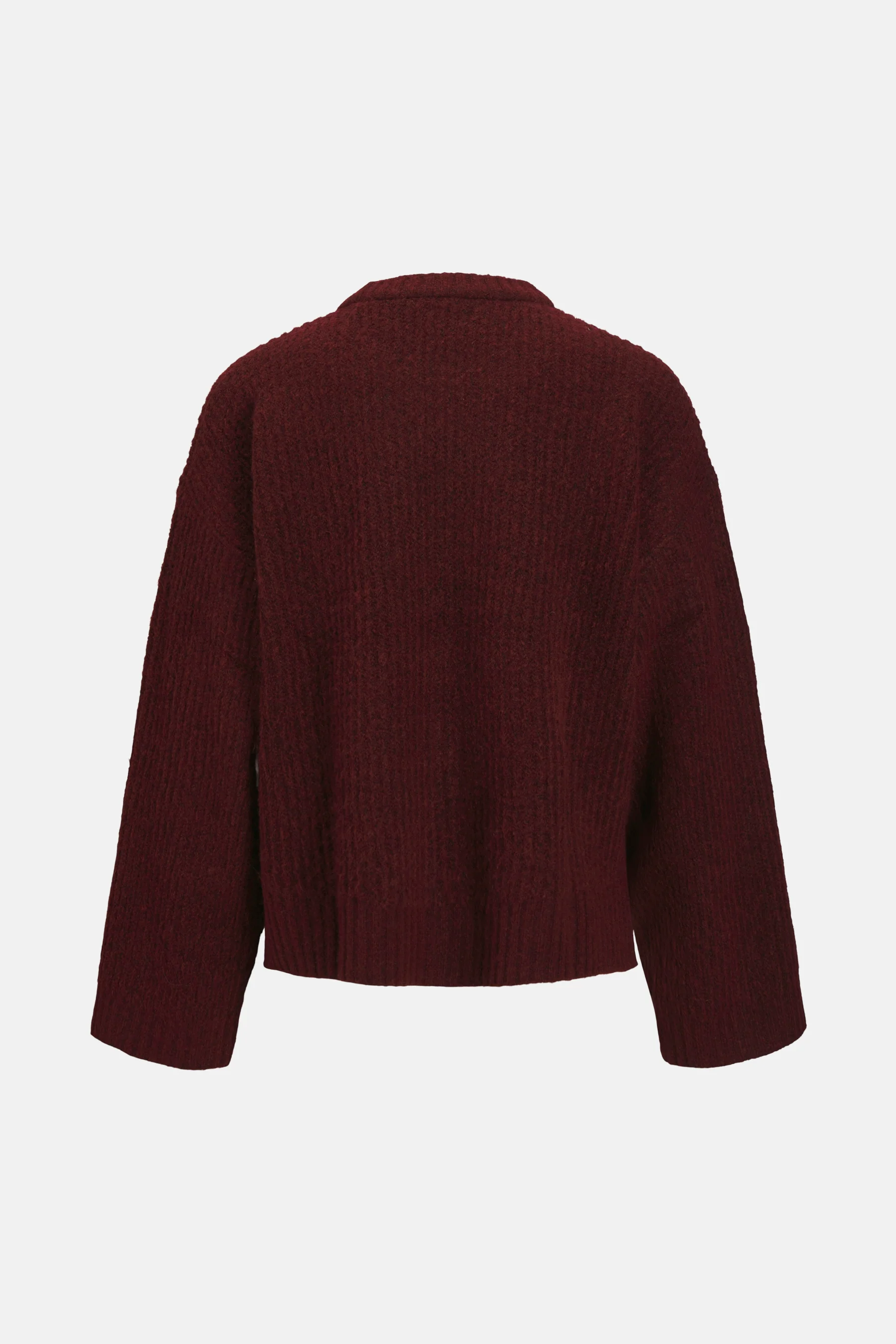 Pull met ronde hals - Bordeaux - Image 8